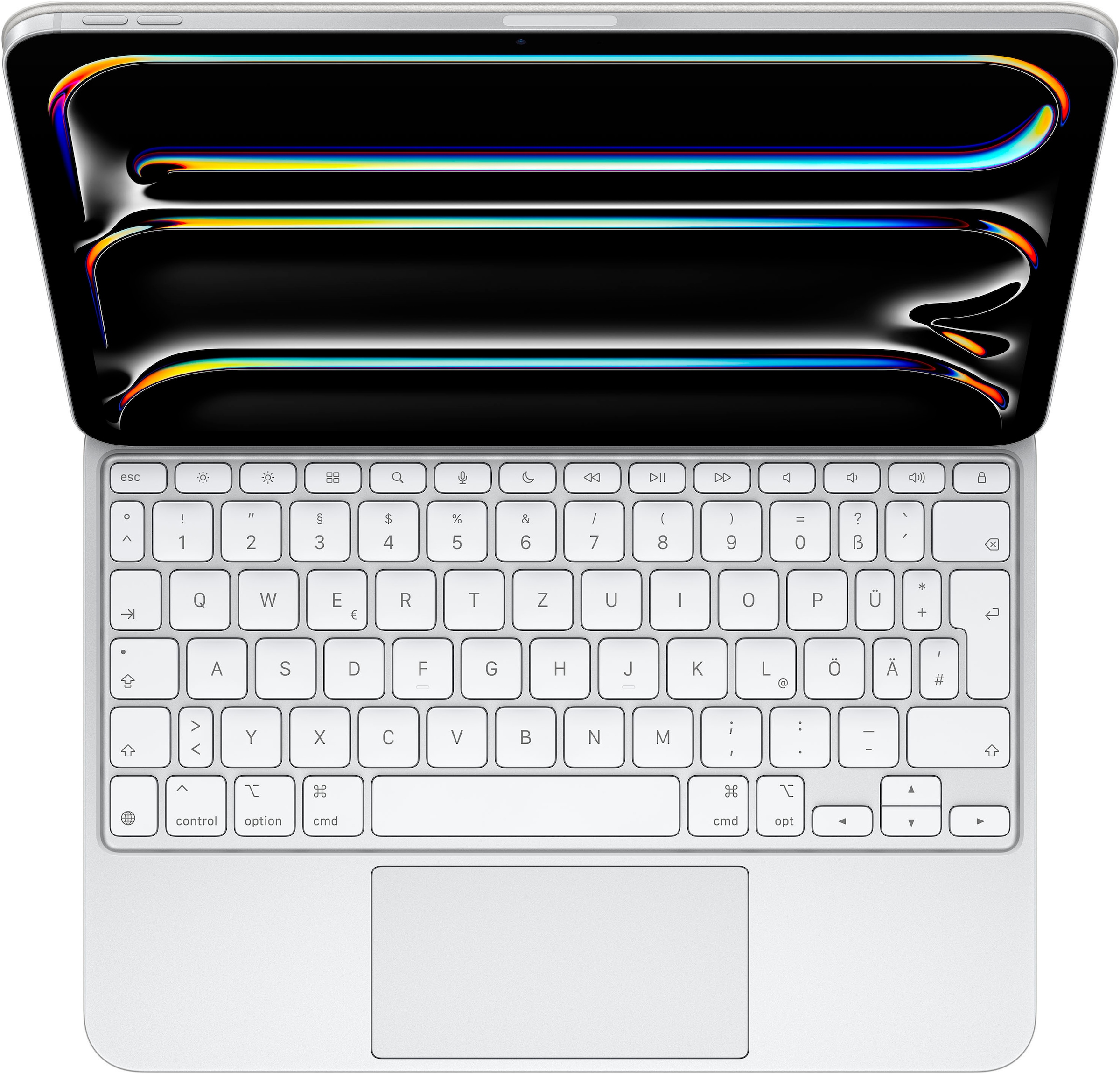 Apple Tastatur mit Touchpad »Magic Keyboard für 11" iPad Pro (M4)«, (Funktionstasten-USB-Anschluss-Touchpad)