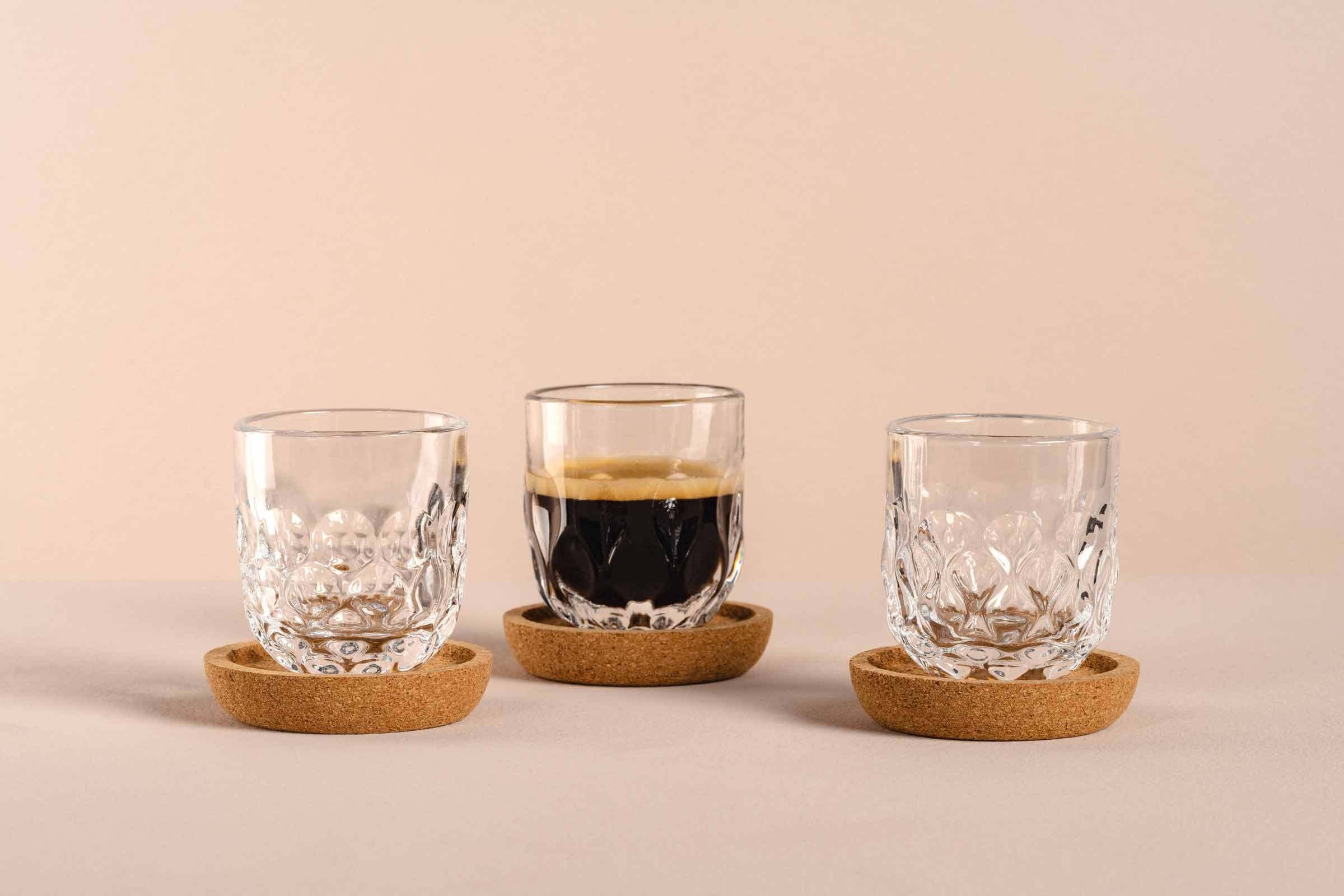 LEONARDO Espressoglas »Espressogläser-Set (1/2/3) Gocce 60 ml 6er Set transparent«