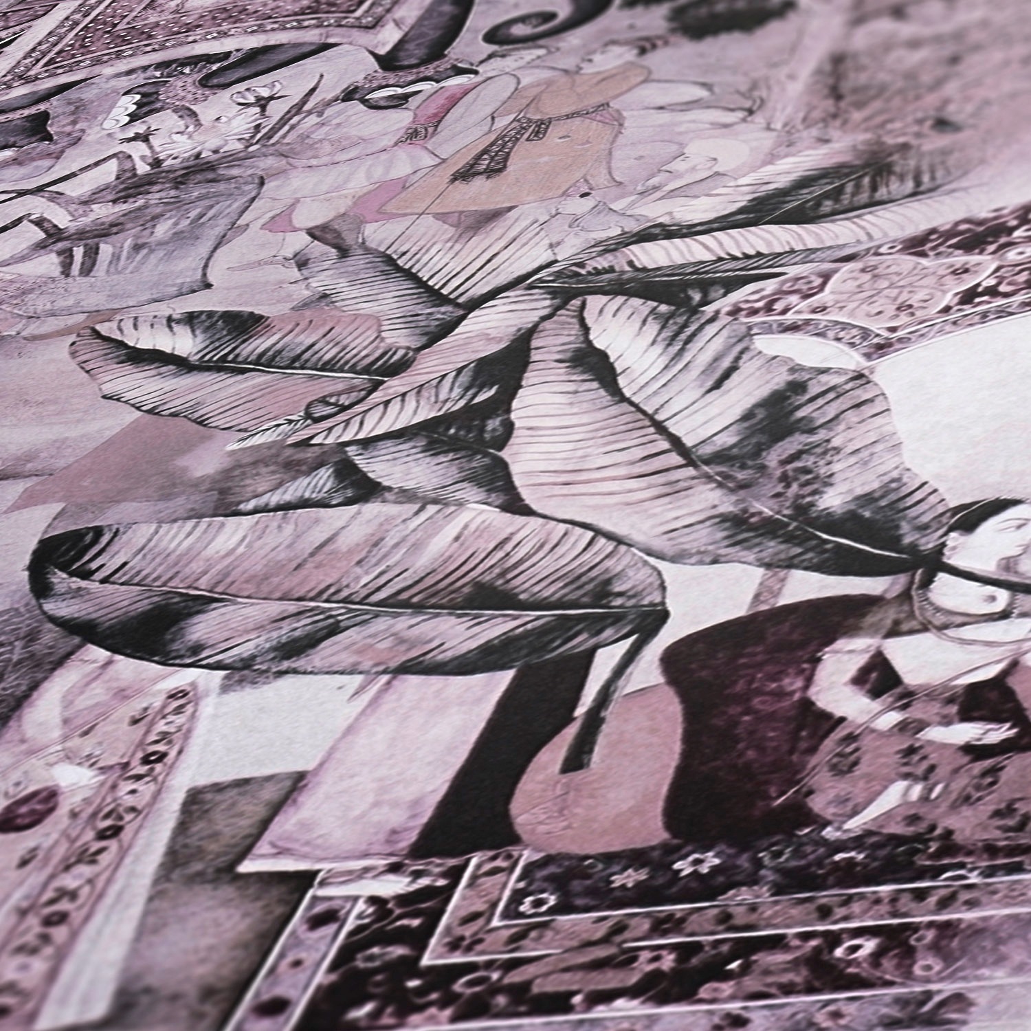 A.S. Création Vliestapete »Dream Flowery« Ethnomuster | abstrakt | minimalistisch glatt Vintage Tapete Orientalisch Tapeten Wohnzimmer Schlafzimmer Küche Flur