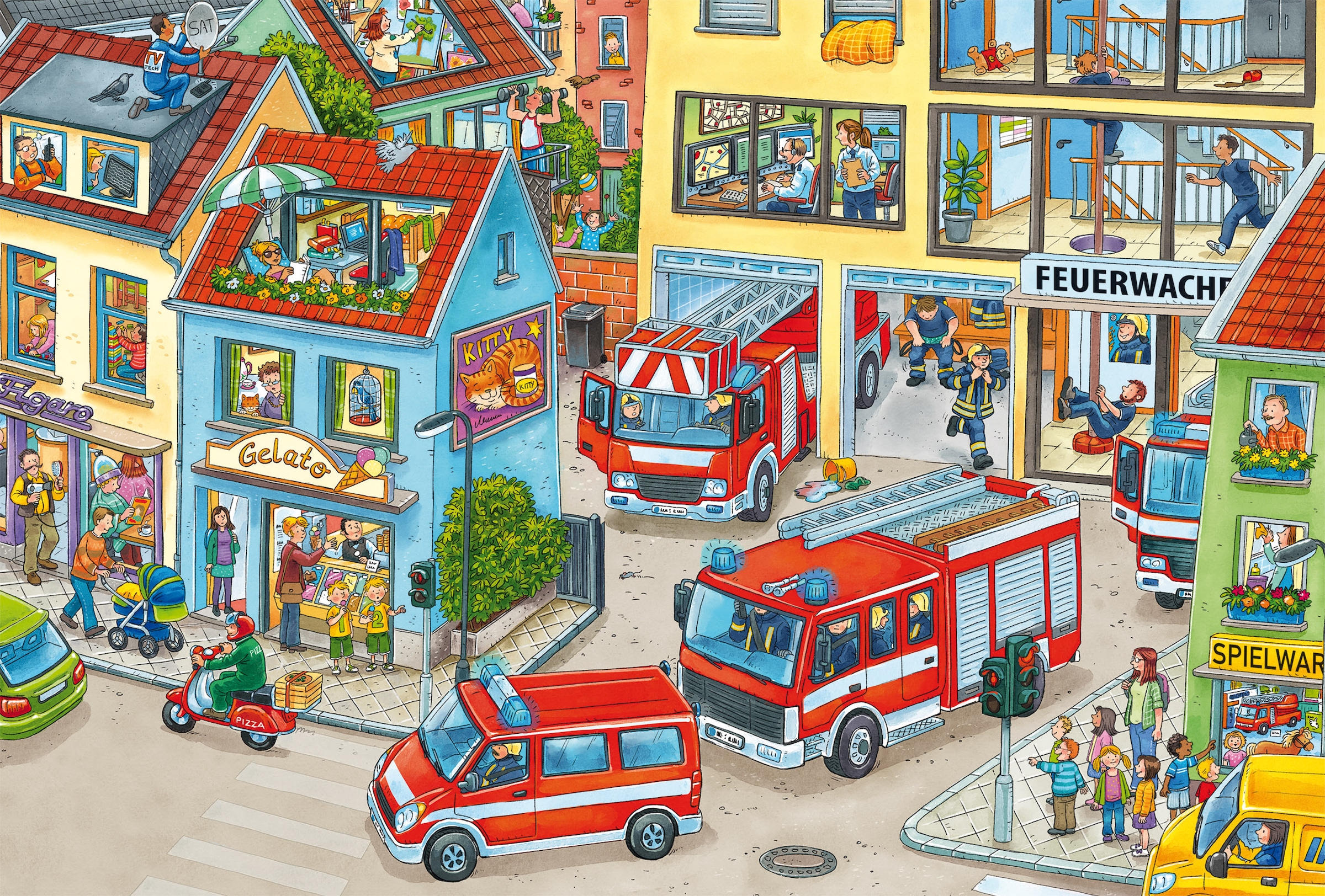 Schmidt Spiele Puzzle »Feuerwehr« Made in Europe