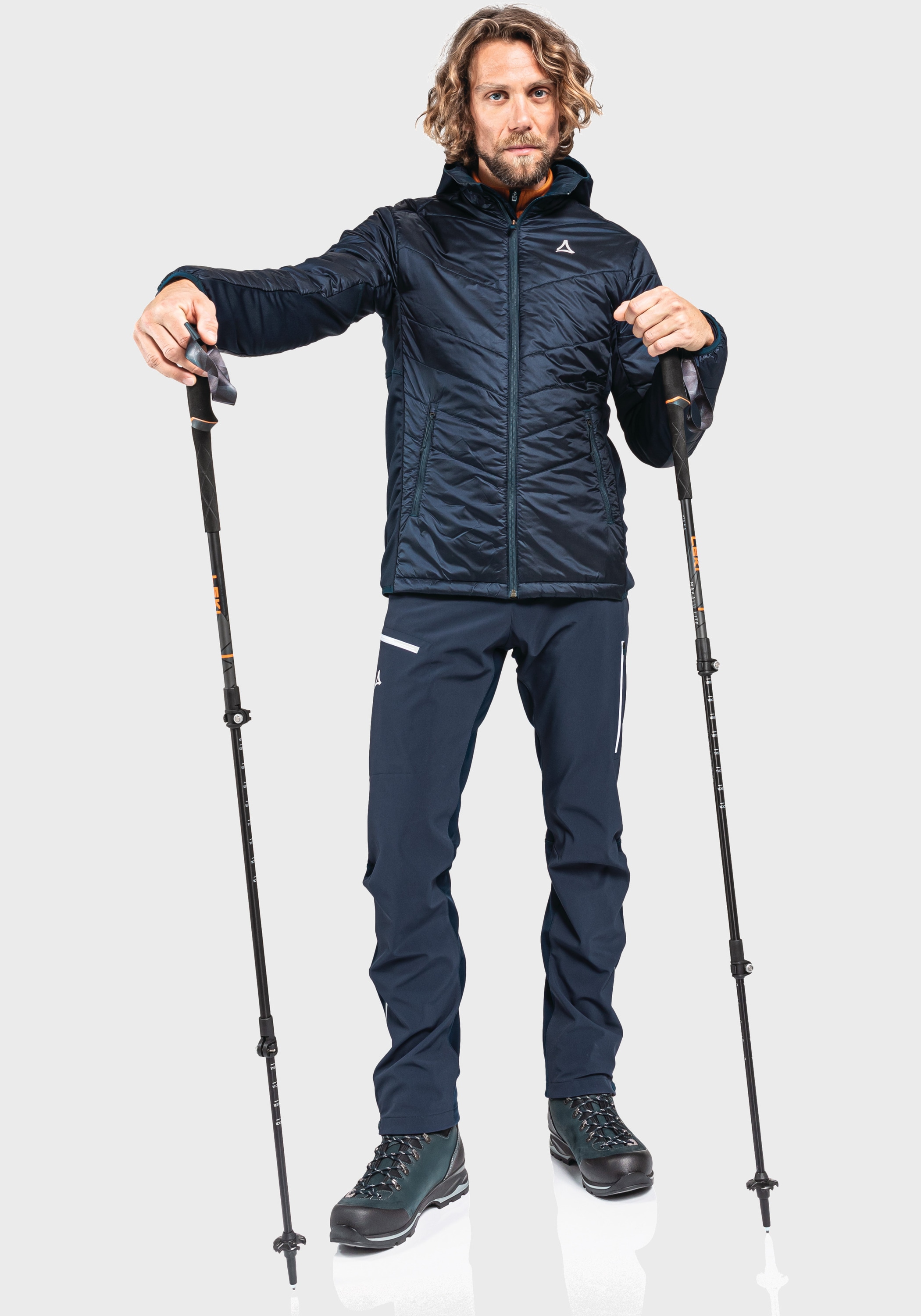 Schöffel Outdoorjacke »Hybrid Jacket Stams M«, mit Kapuze