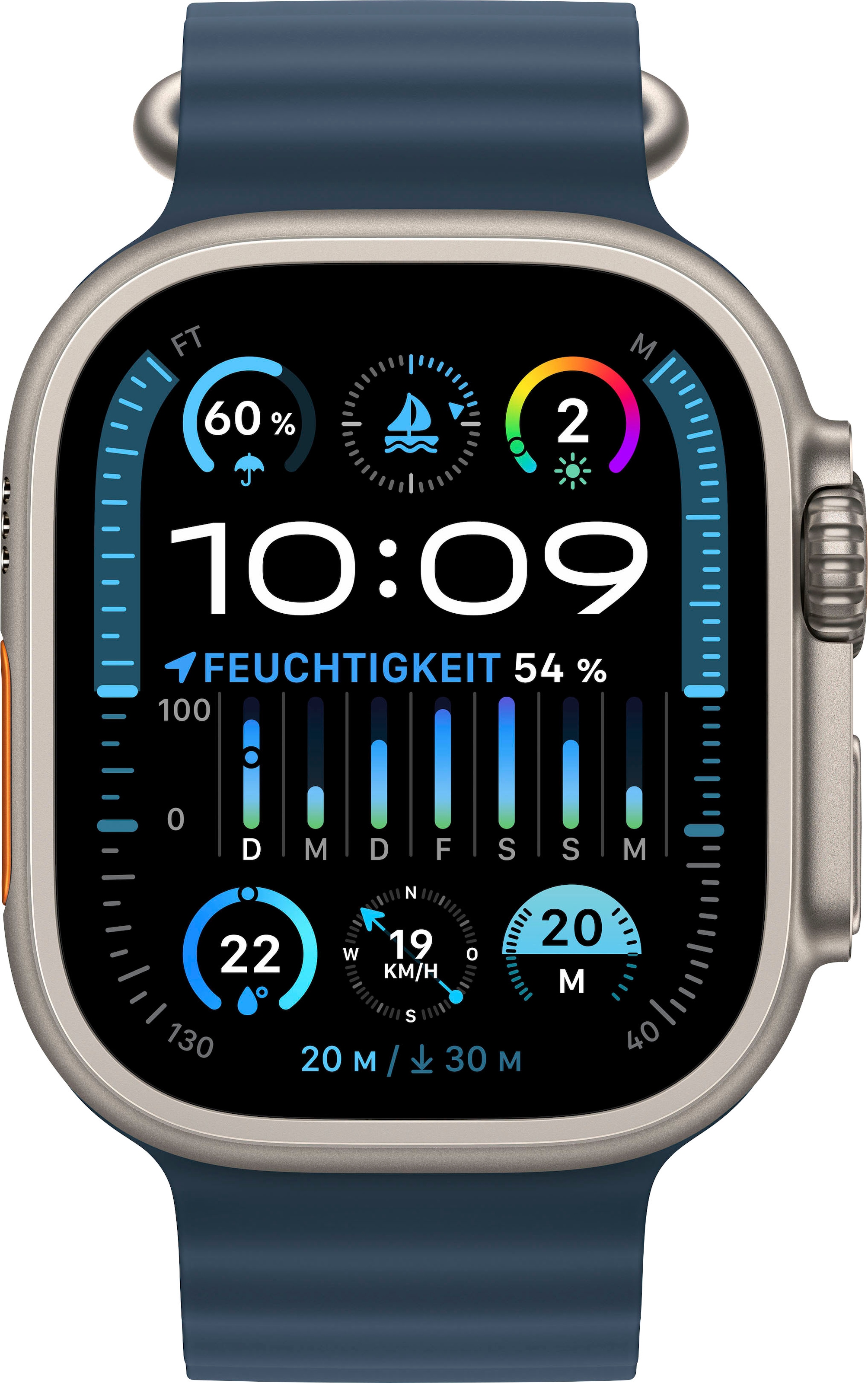 Apple Smartwatch »Watch Ultra 2 GPS 49 mm + Cellular Titanium«, (Watch OS 10)  | BAUR