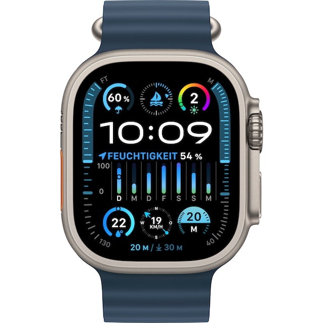 Apple Smartwatch »Watch Ultra 2 GPS 49 mm + Cellular Titanium«, (Watch OS 10)  | BAUR