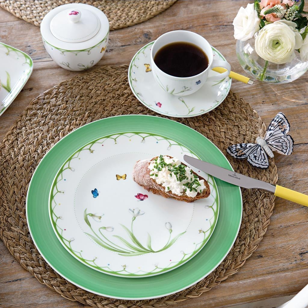 Villeroy & Boch Geschirr-Set »Frühstücks-Set Colourful Spring 12er Set bunt« Spülmaschinengeeignet, Mikrowellengeeignet