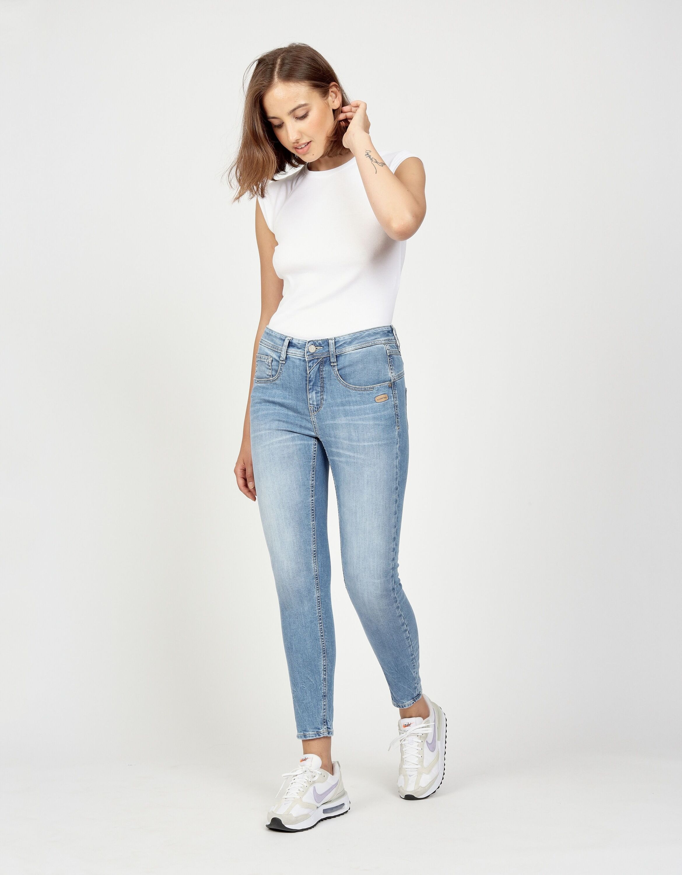 GANG Relax-fit-Jeans »94AMELIE CROPPED« im 5-Pocket-Style