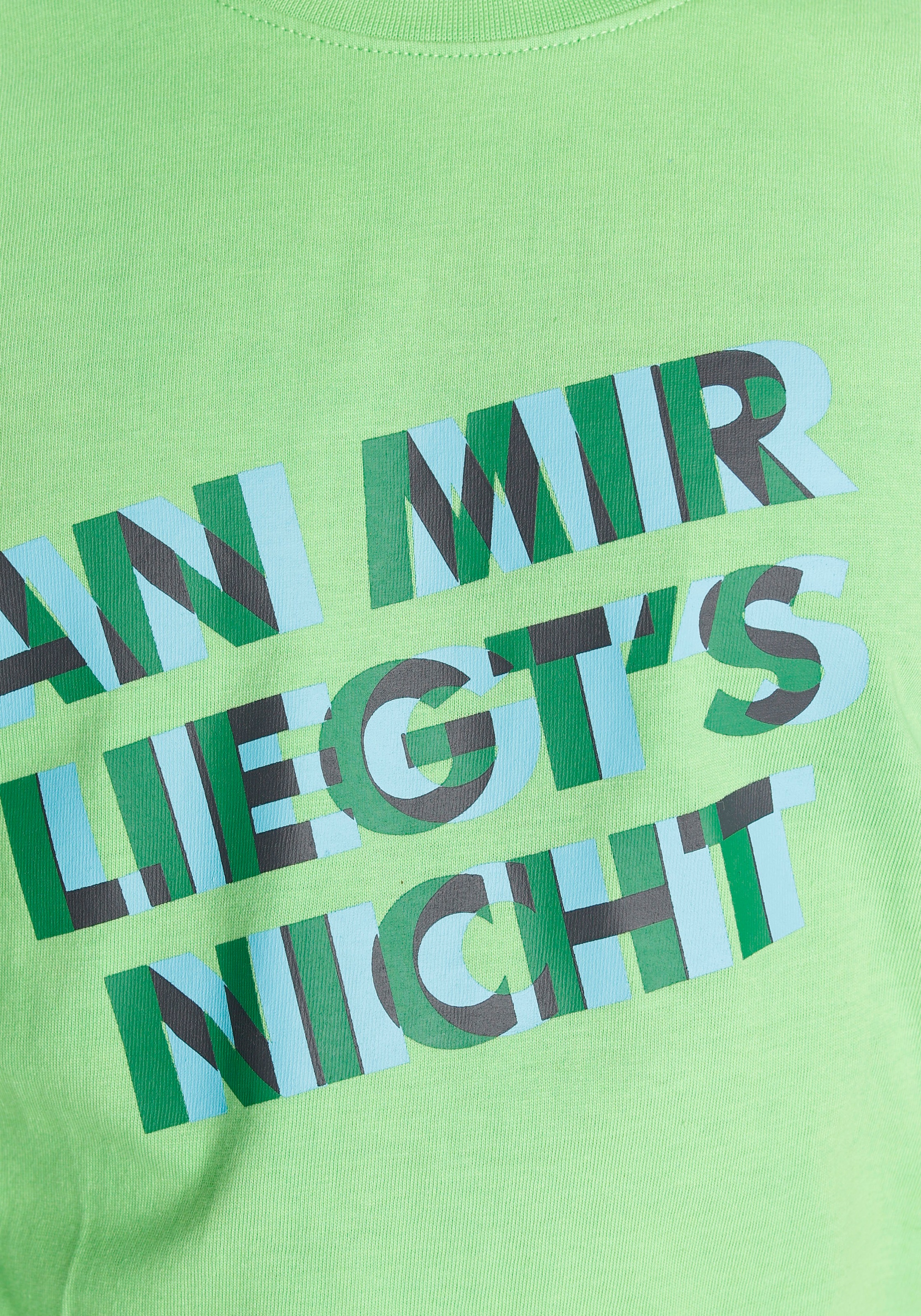 KIDSWORLD T-Shirt »AN BAUR kaufen LIEGT´S MIR Spruch online NICHT«, 