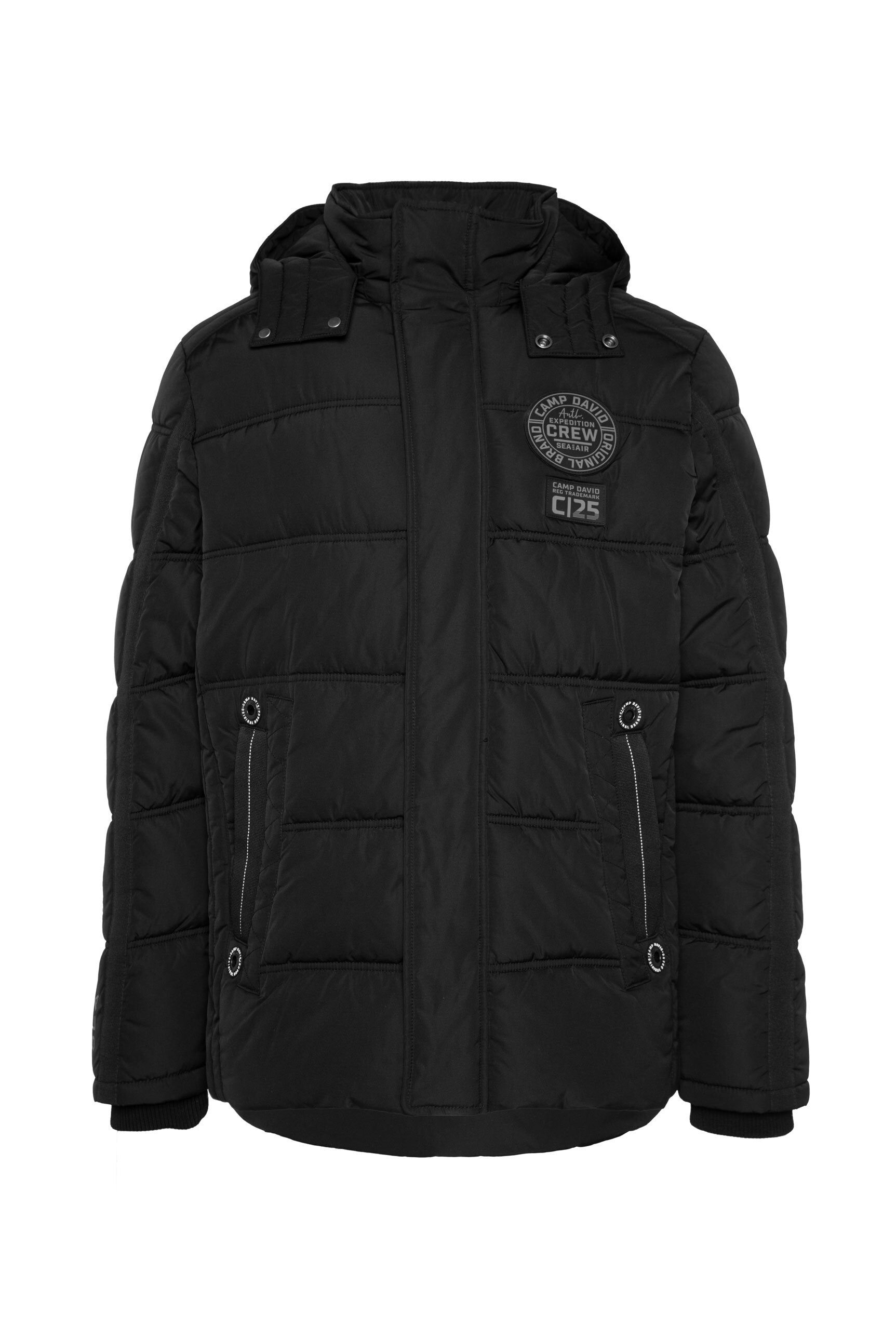 CAMP DAVID Winterjacke, mit Kapuze, mit Innentaschen