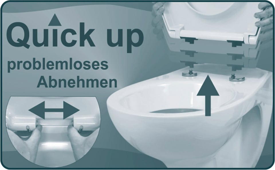 CORNAT WC-Sitz »Außergewöhnliche 3D-Relief Optik - Pflegeleichter Duroplast«