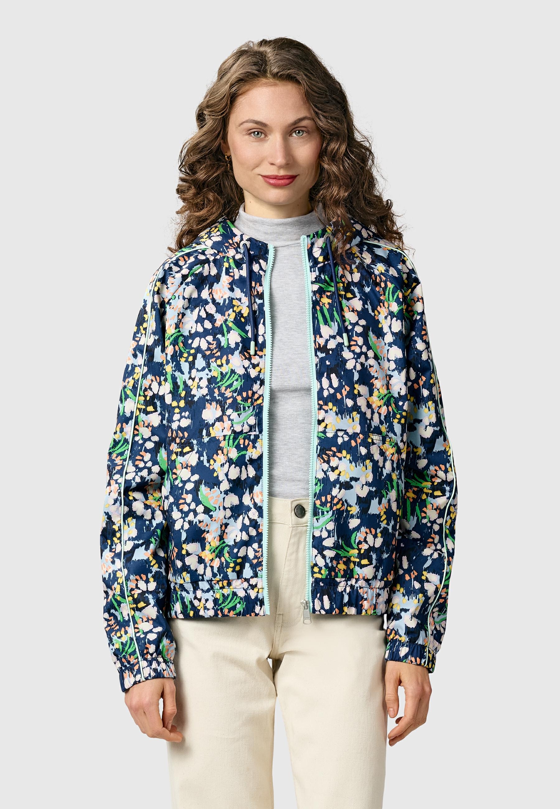 Ragwear Funktionsjacke »Andrin Print« mit Kapuze Gemusterte funktionale Übergangsjacke