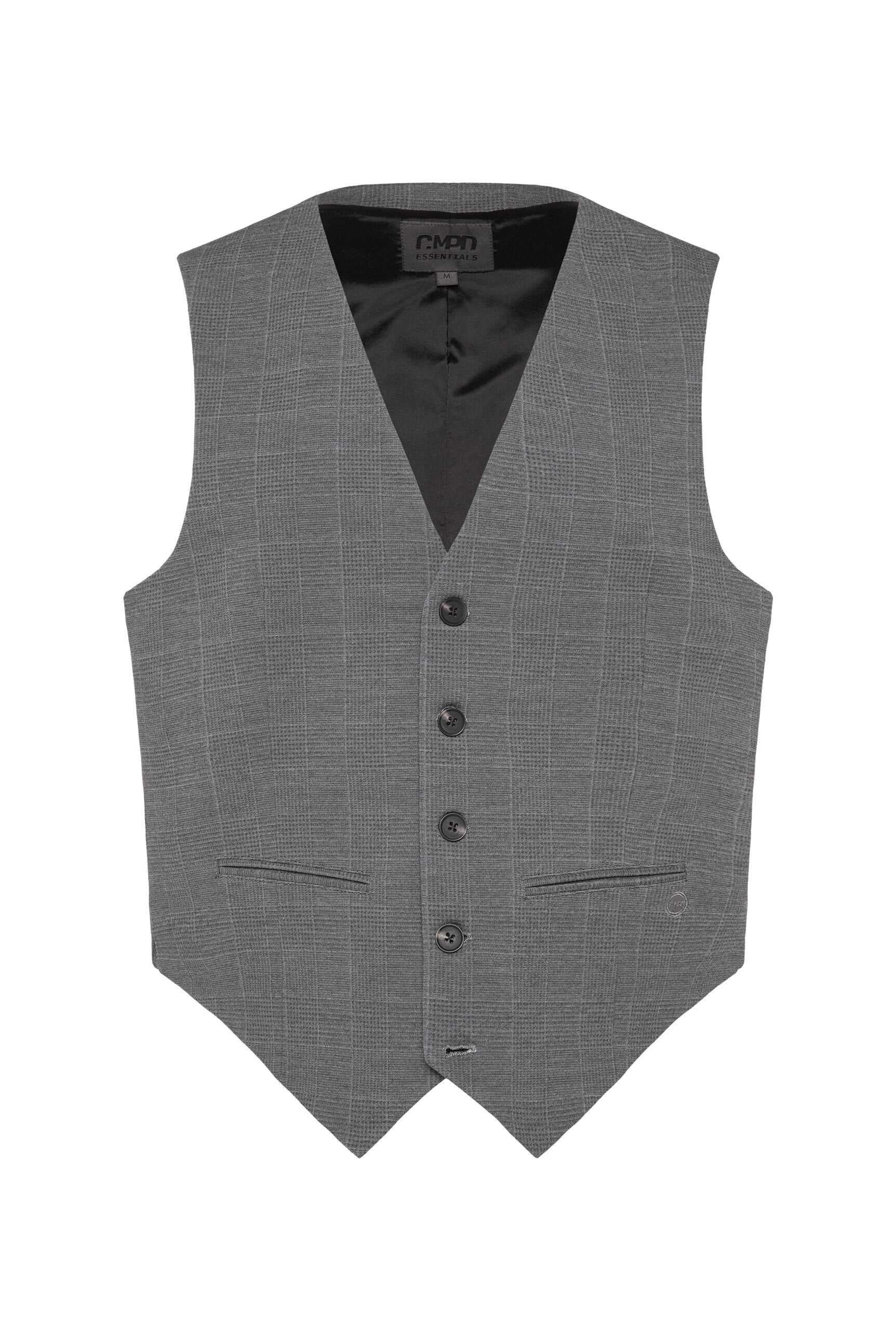 CAMP DAVID Anzugweste mit Paspeltaschen