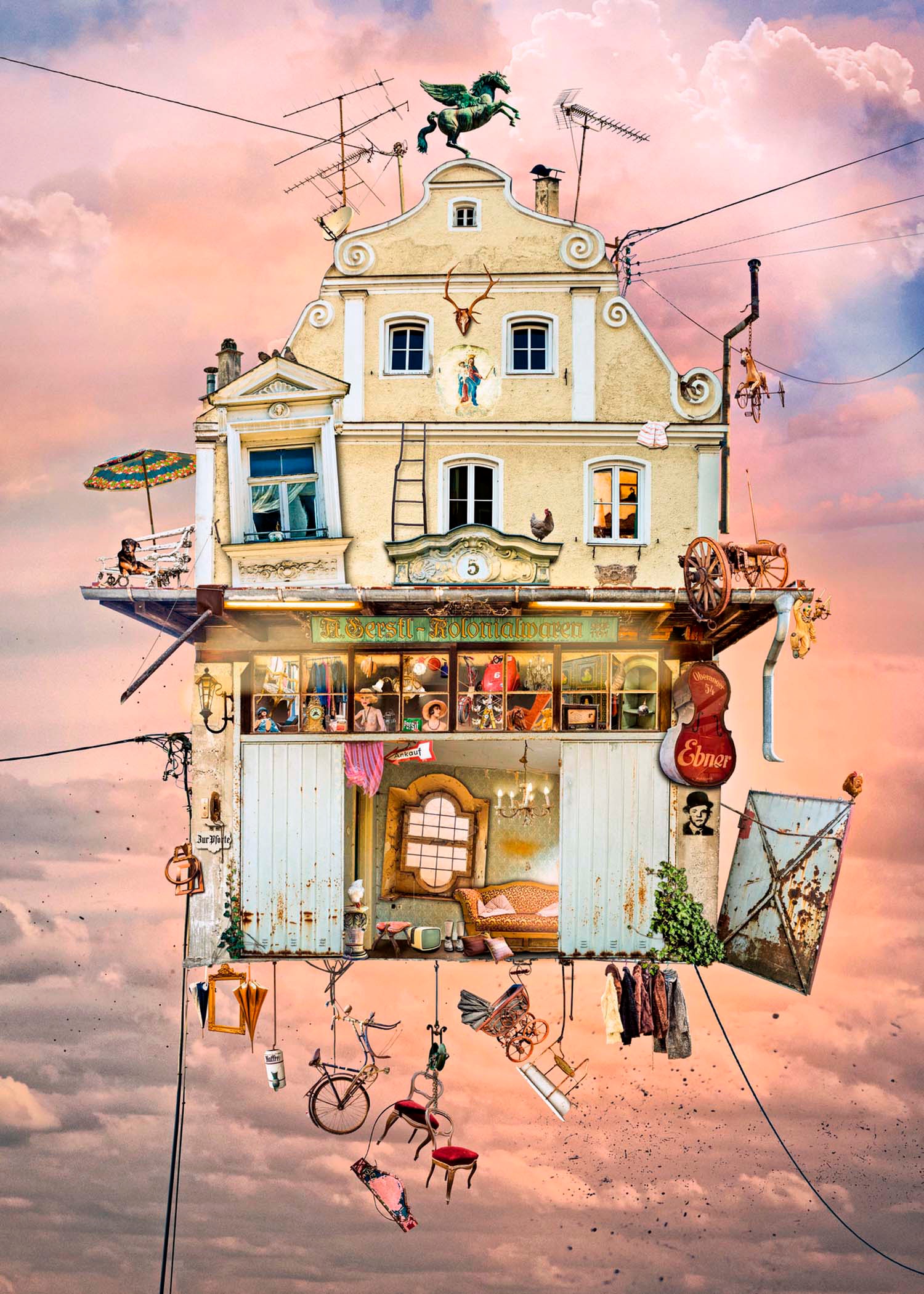 HEYE Puzzle »Treasure House / Fly High!«, Made in Germany
