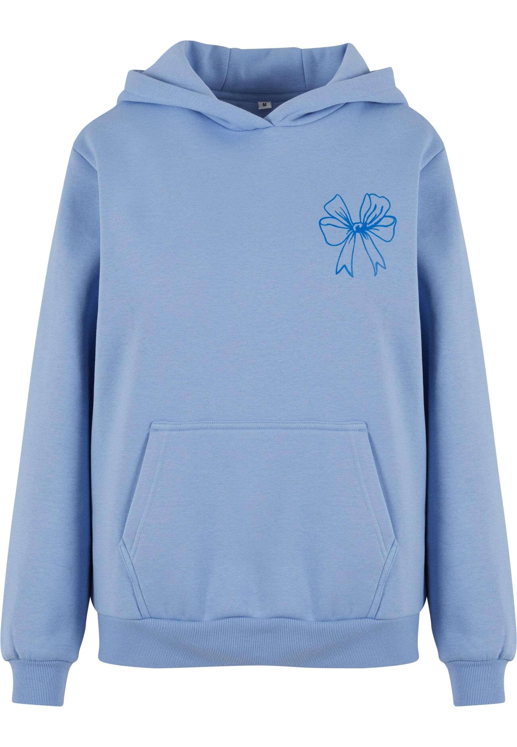 Miss Tee Kapuzenpullover "Miss Tee Good Vibes Bow Ladies Fluffy Hoody" günstig online kaufen