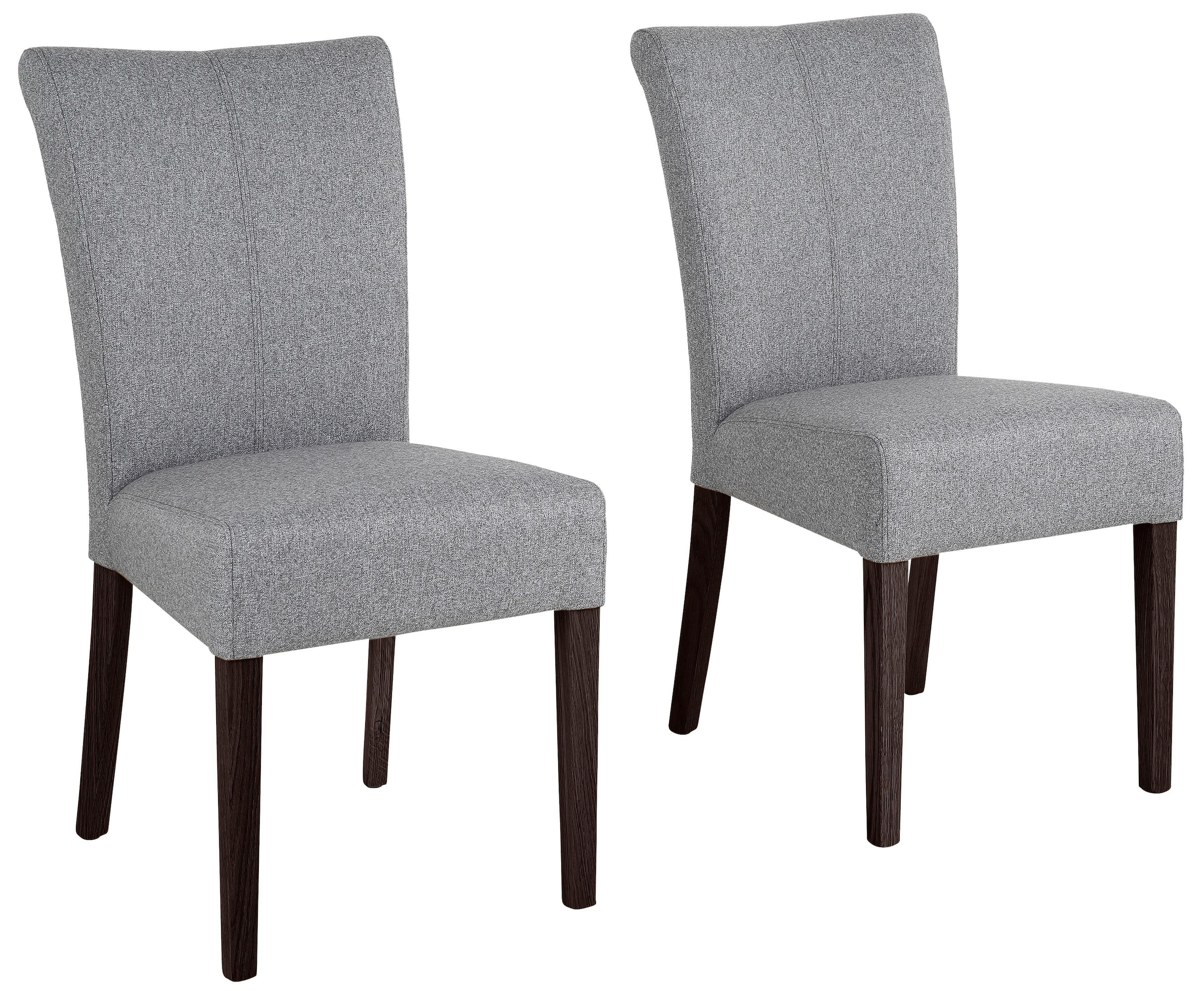 Home affaire Esszimmerstuhl "Queen" (Set) 2 Stk. Feinstruktur Beine aus mas günstig online kaufen