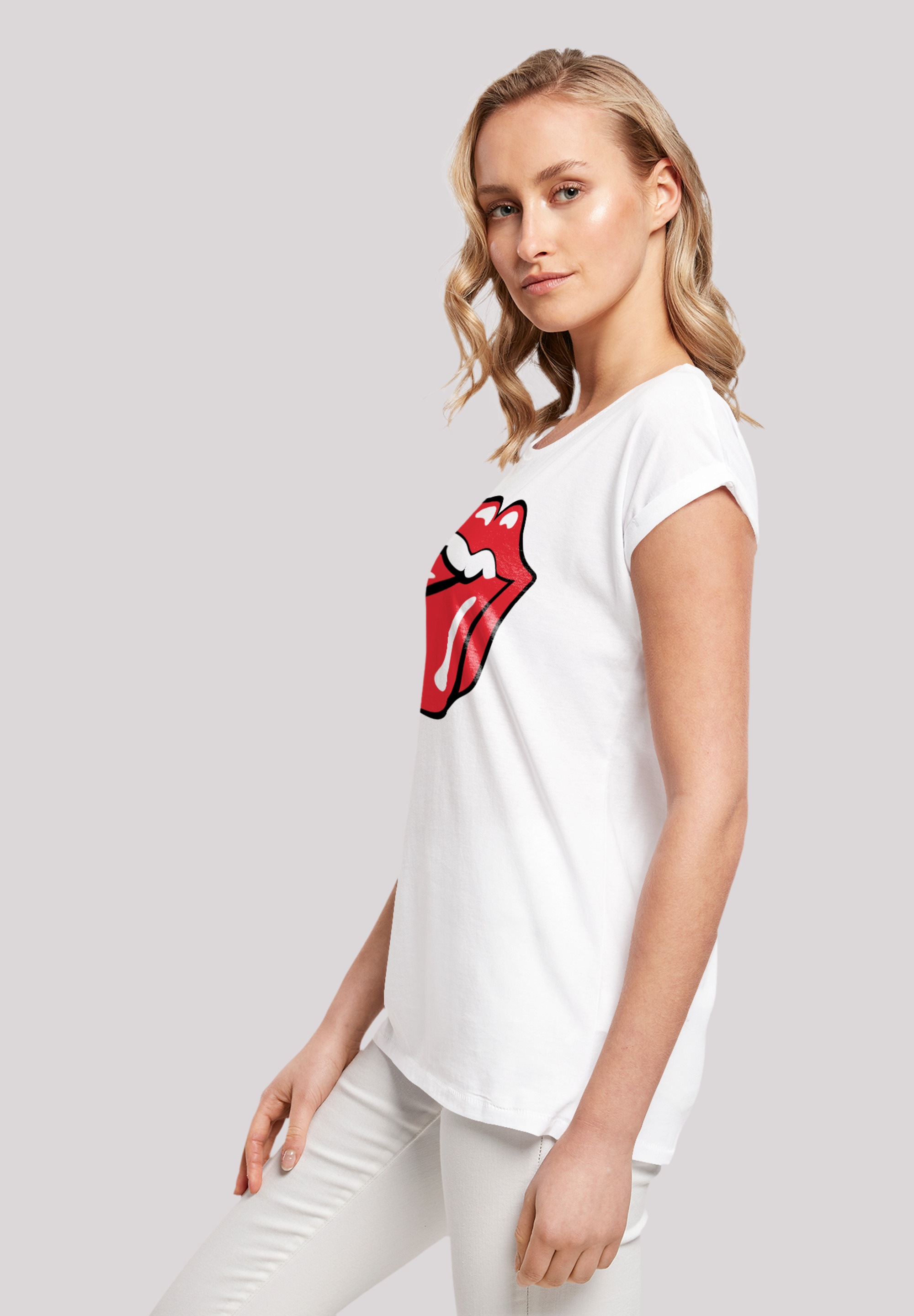 F4NT4STIC T-Shirt »The Rolling Stones Zunge Rot«, Print für kaufen | BAUR