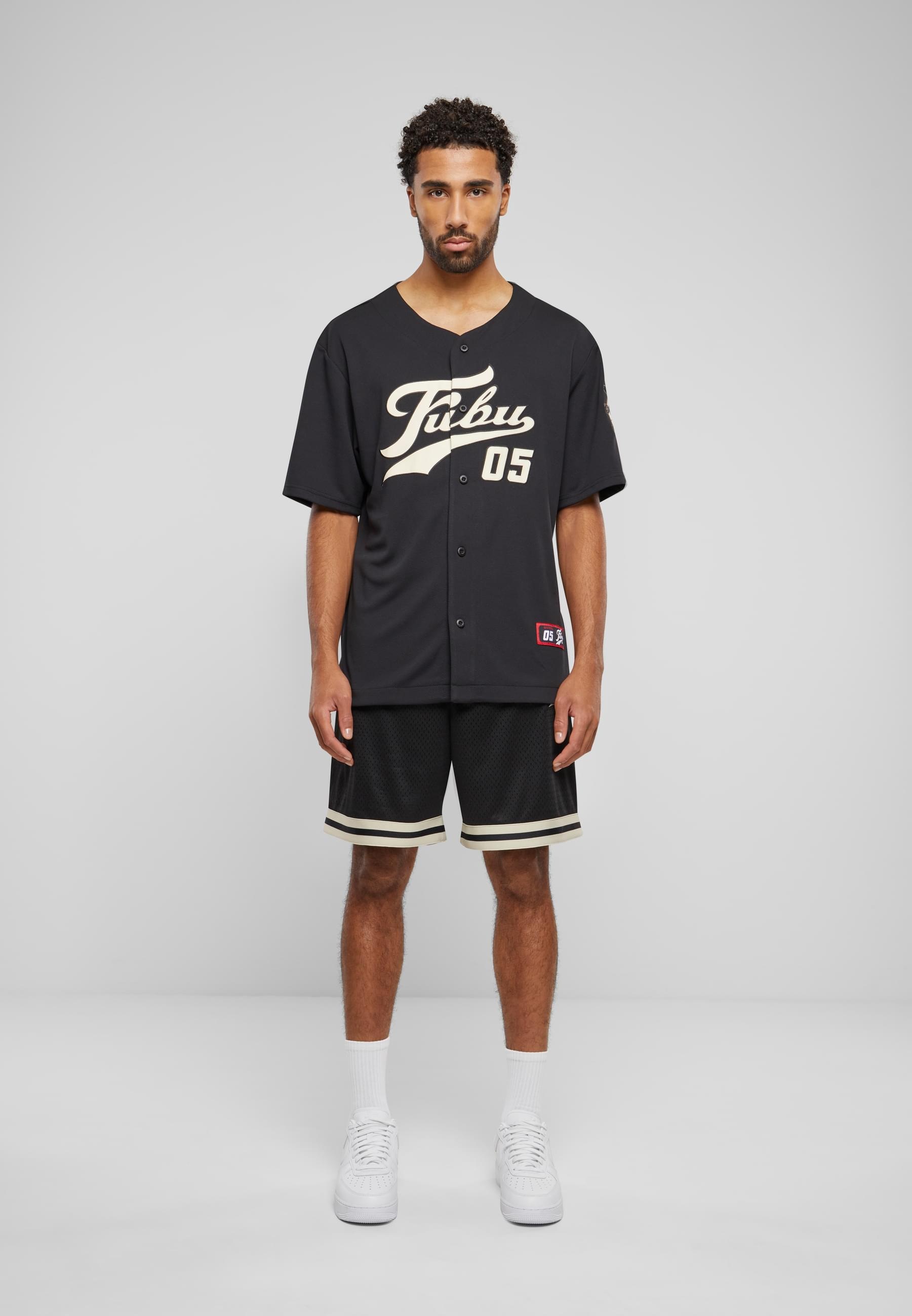 Fubu Shorts »Fubu Herren FM241-014-2 Fubu Varsity Mesh Shorts«