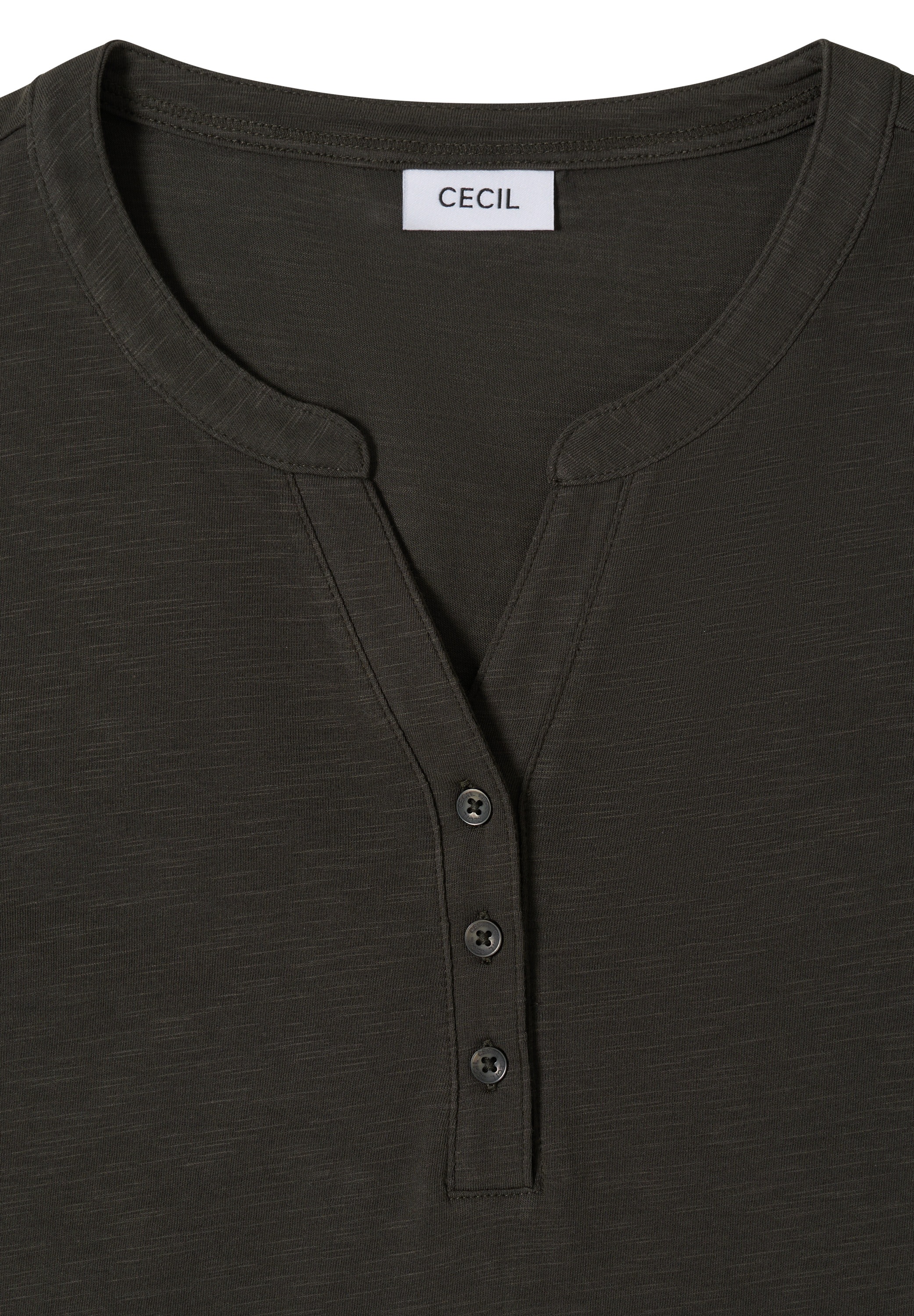 Cecil Langarmshirt aus reiner Baumwolle