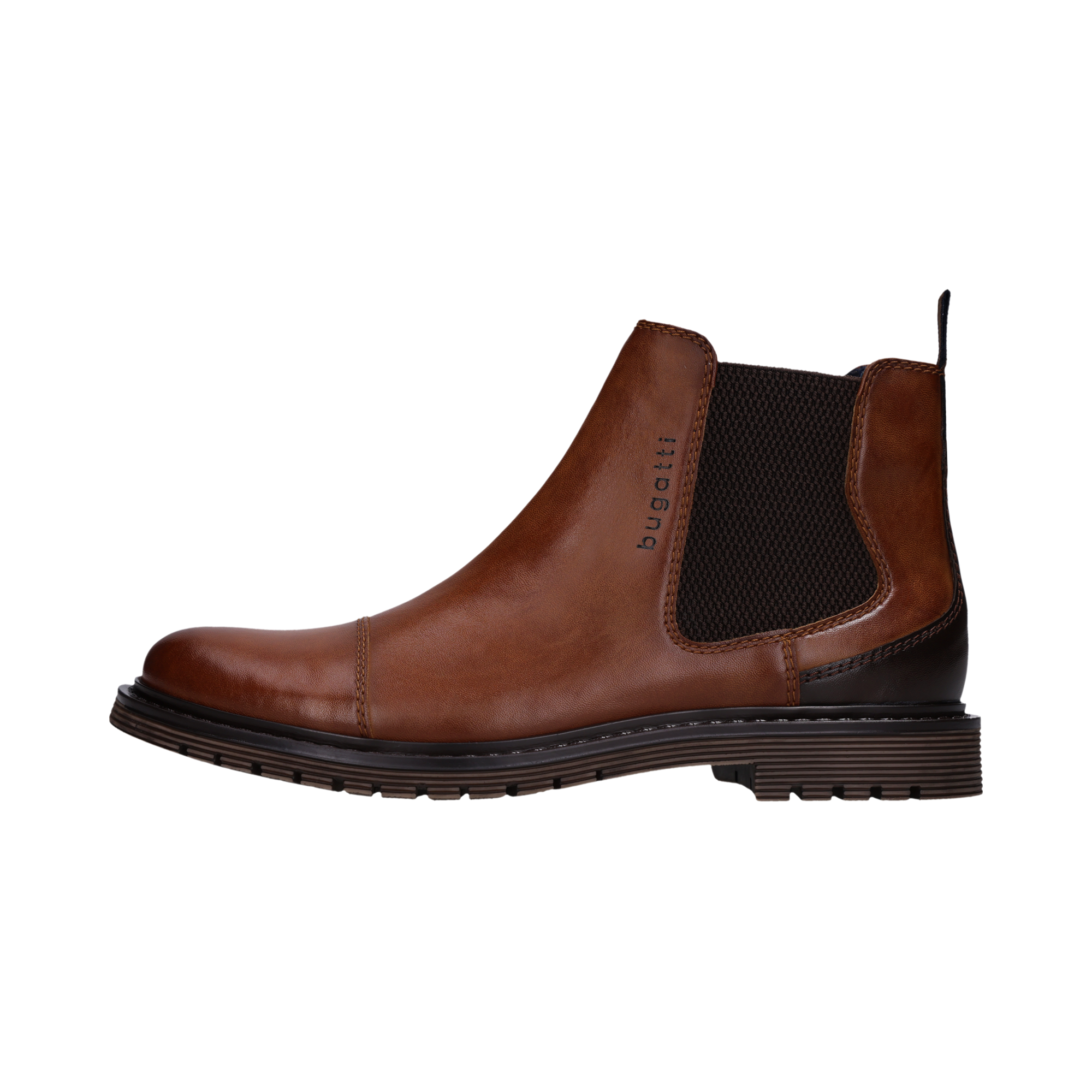 bugatti Chelseaboots  Stiefelette mit Stretcheinsatz und Anziehlasche