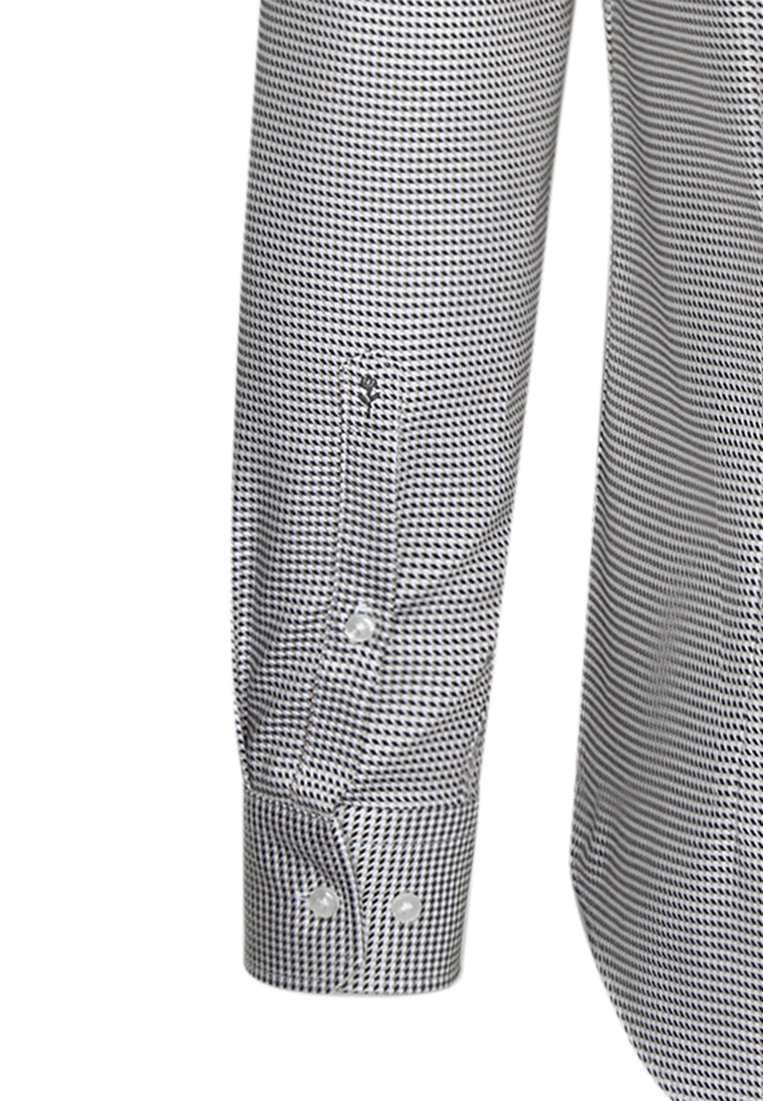 seidensticker Businesshemd »Schwarze Rose« Slim 1/1 Kentkragen Pepita