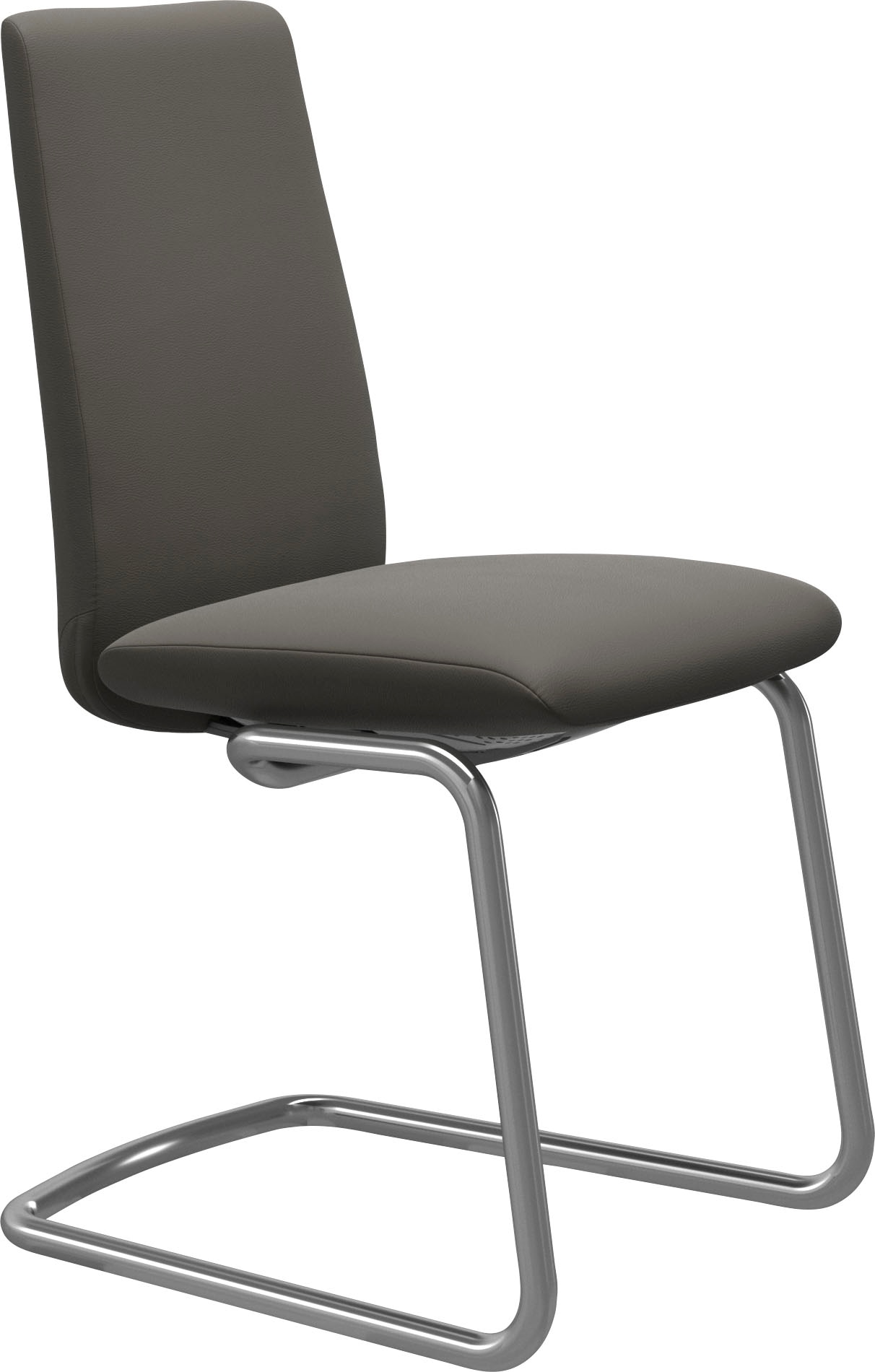 Stressless Polsterstuhl "Laurel", Leder PALOMA, Low Back, Größe M, mit Beinen aus Stahl in Chrom glänzend