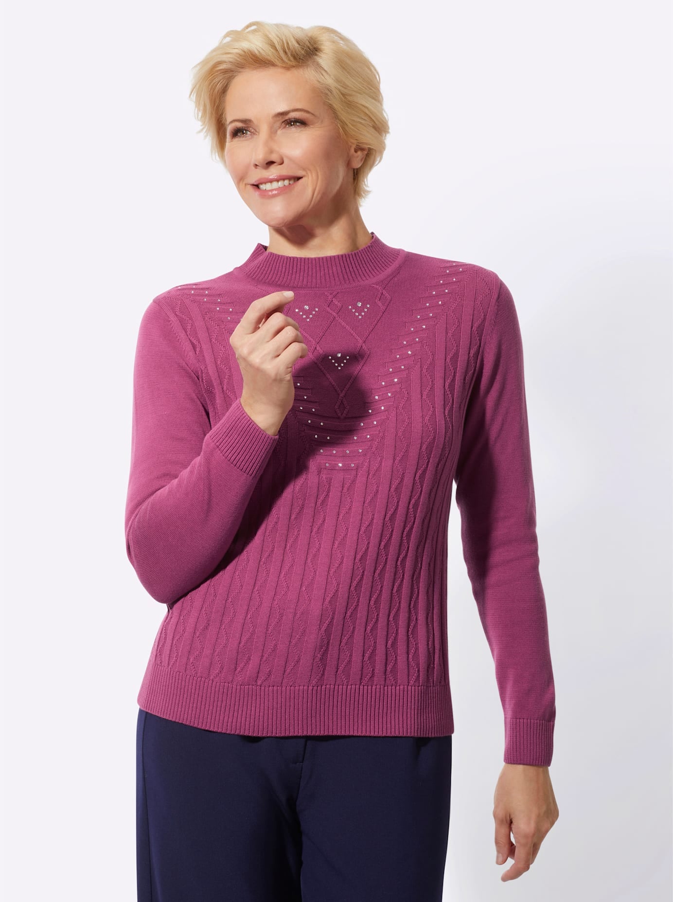 Classic Stehkragenpullover »Pullover«