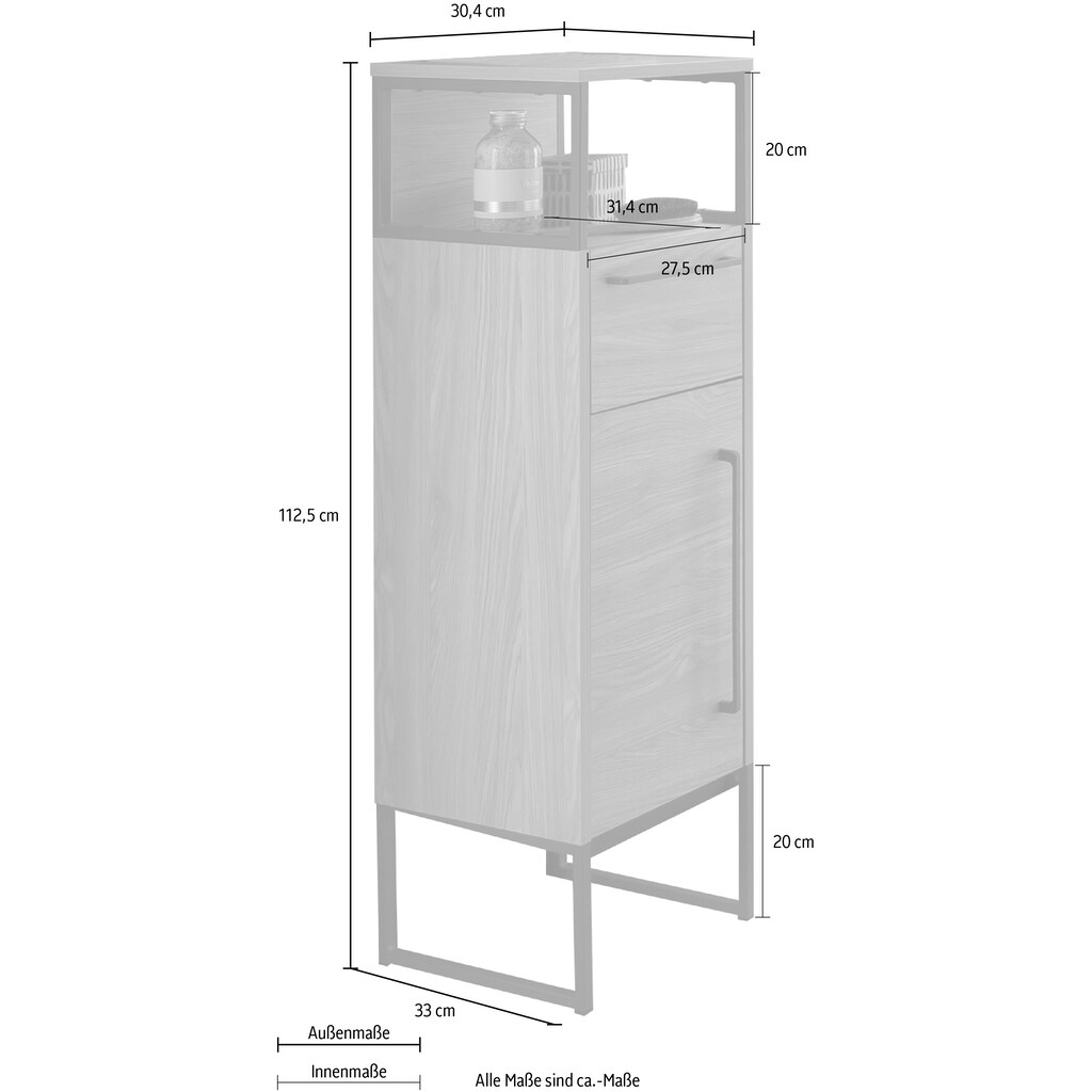 Schildmeyer Midischrank »Limone«