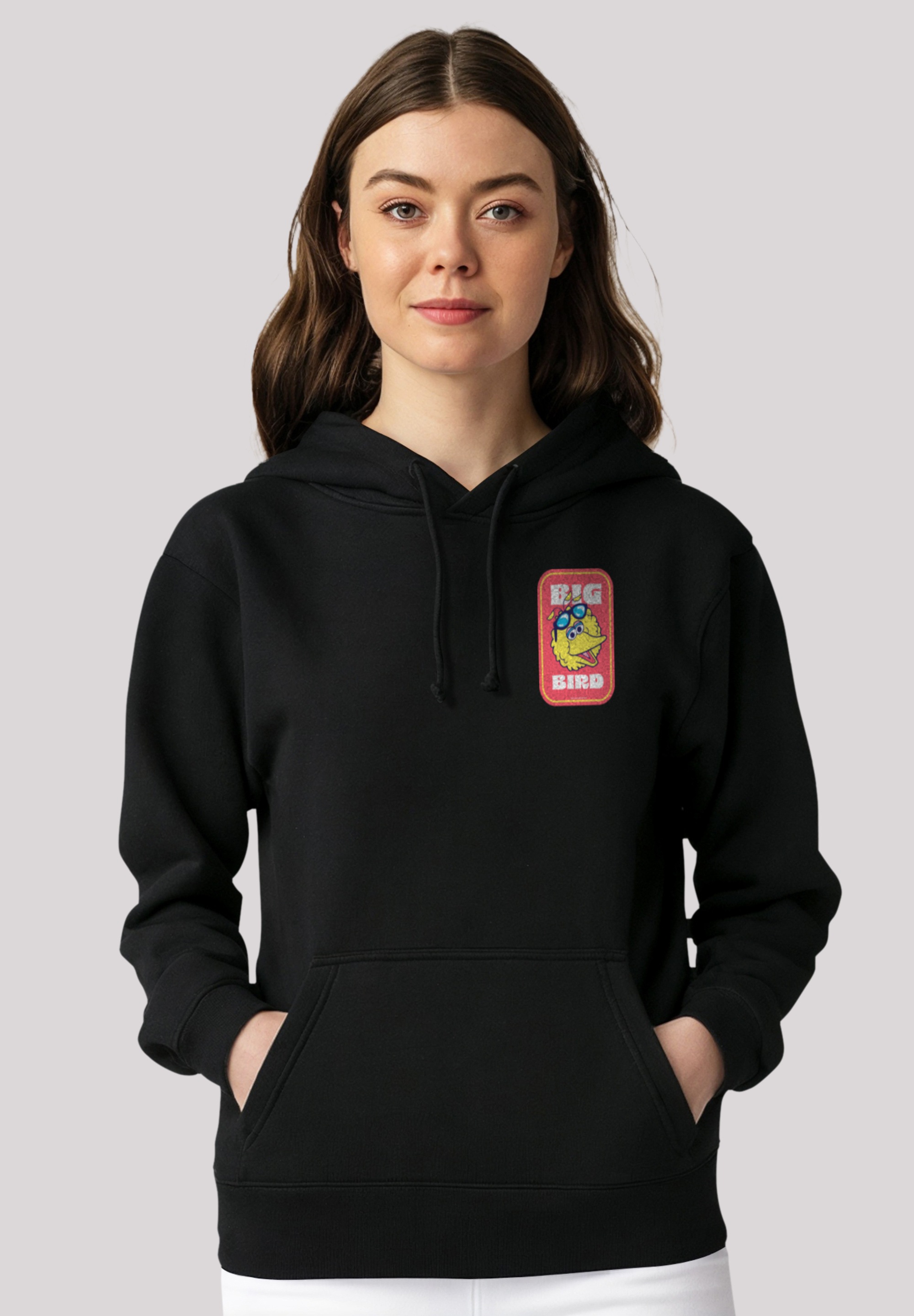 F4NT4STIC Kapuzenpullover "Sesamstraße Bilbo Big Bird Sticker", Premium Qua günstig online kaufen