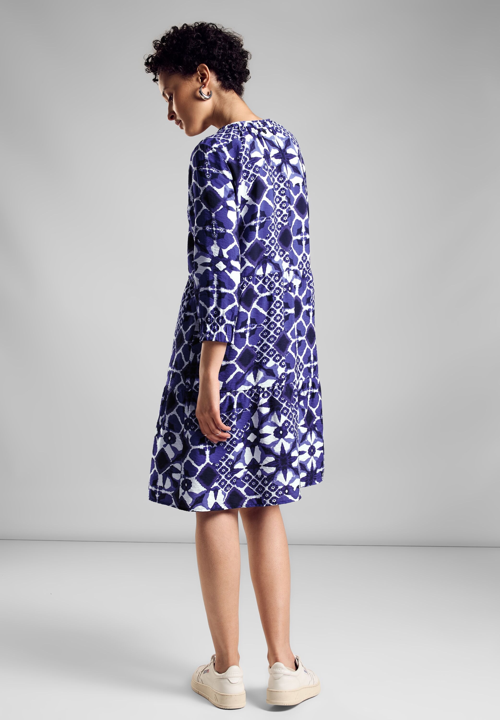 STREET ONE Blusenkleid Ohne Taschen mit allover Print günstig online kaufen