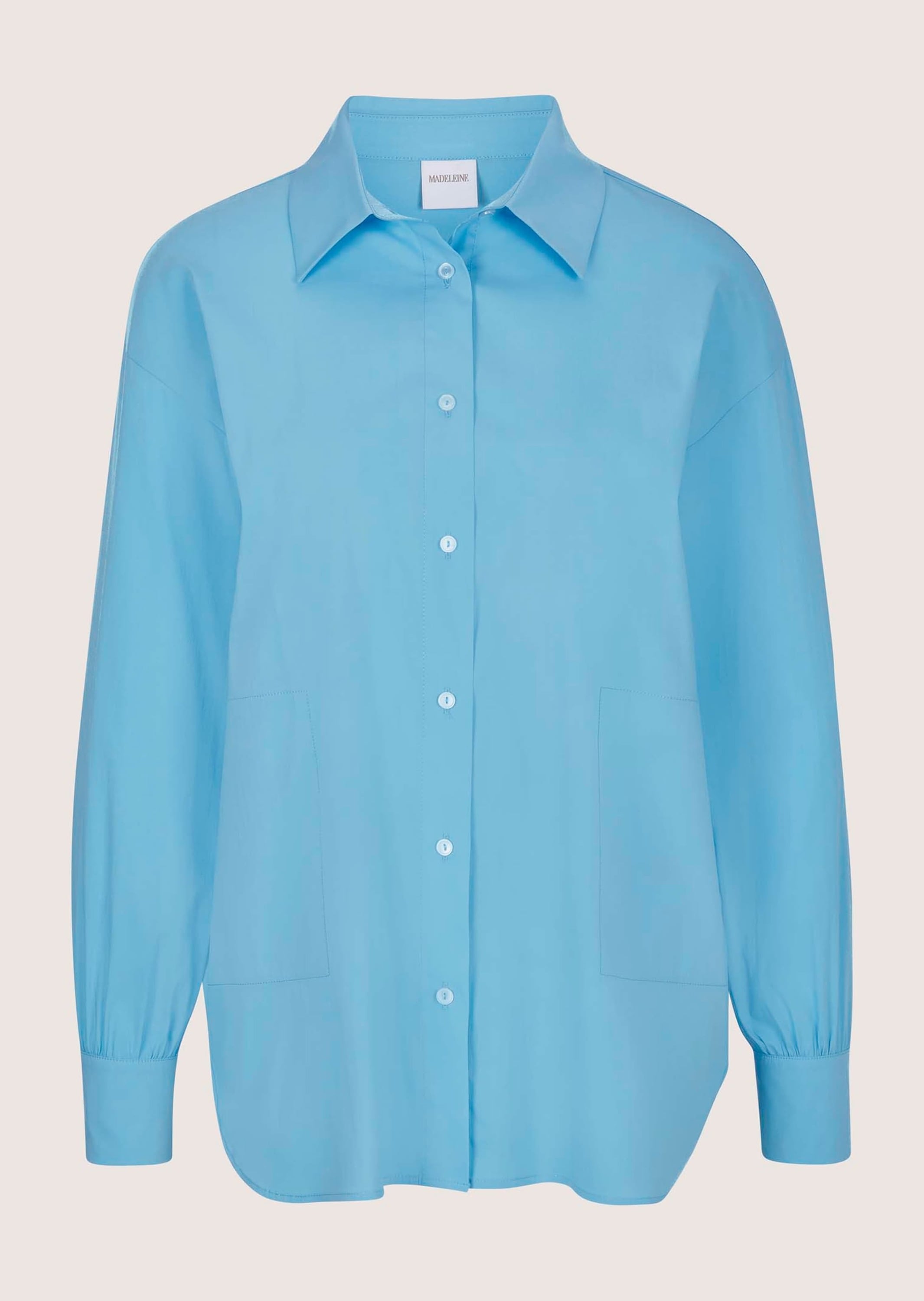 MADELEINE Langarmbluse "Hemdbluse Baumwollbluse mit Paspeltaschen" günstig online kaufen