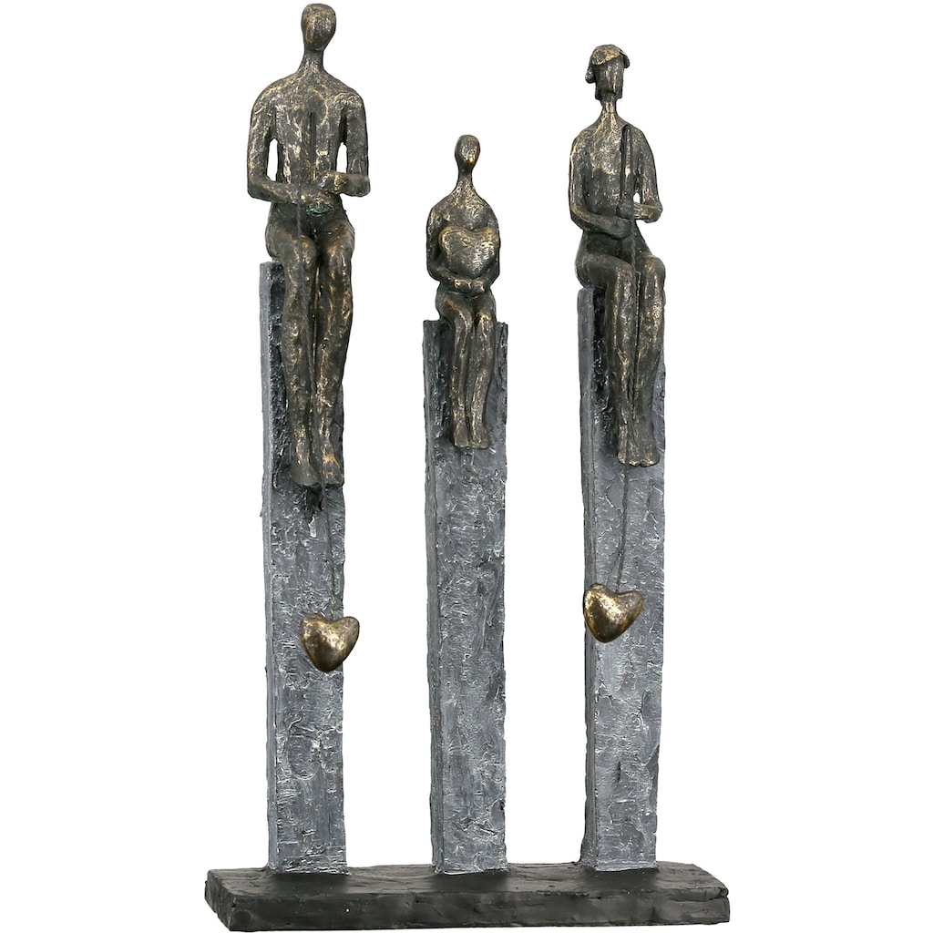 Casablanca by Gilde Dekofigur »Skulptur Fishing, bronzefarben«