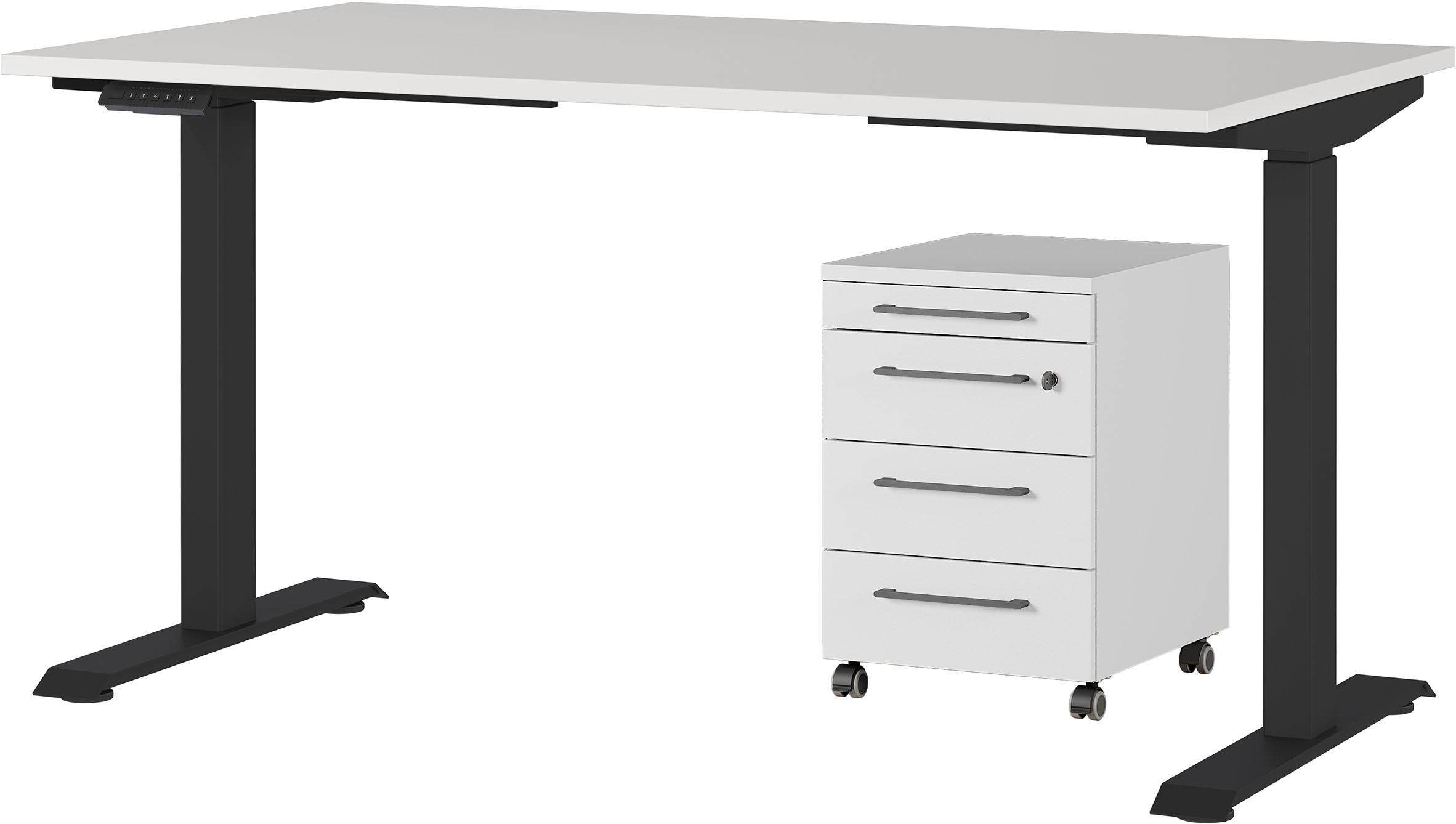 GERMANIA Büromöbel-Set "Agenda" Set bestehend aus höhenverstellbarem Schrei günstig online kaufen