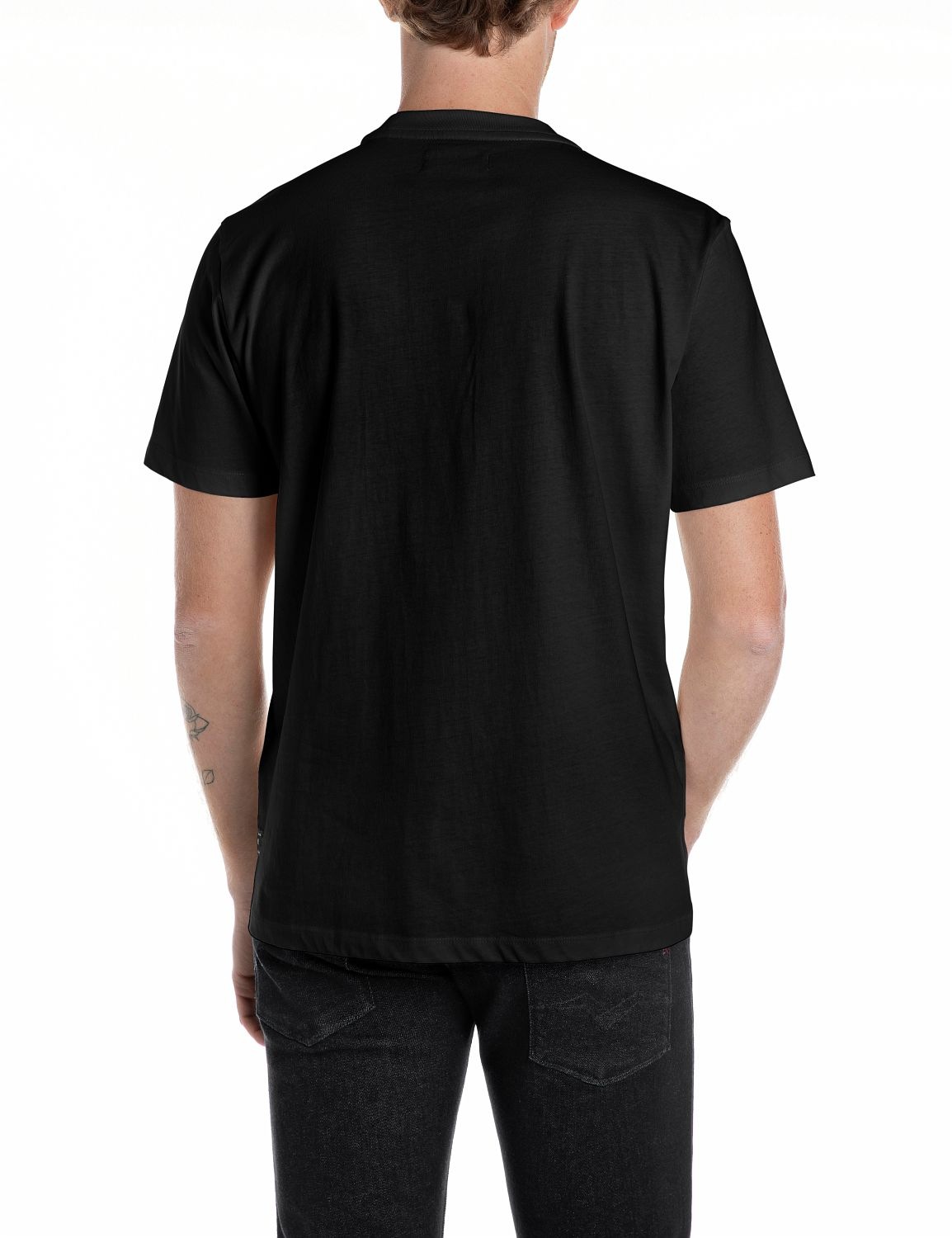 Replay T-shirt M3099.000.2660 Black M 4