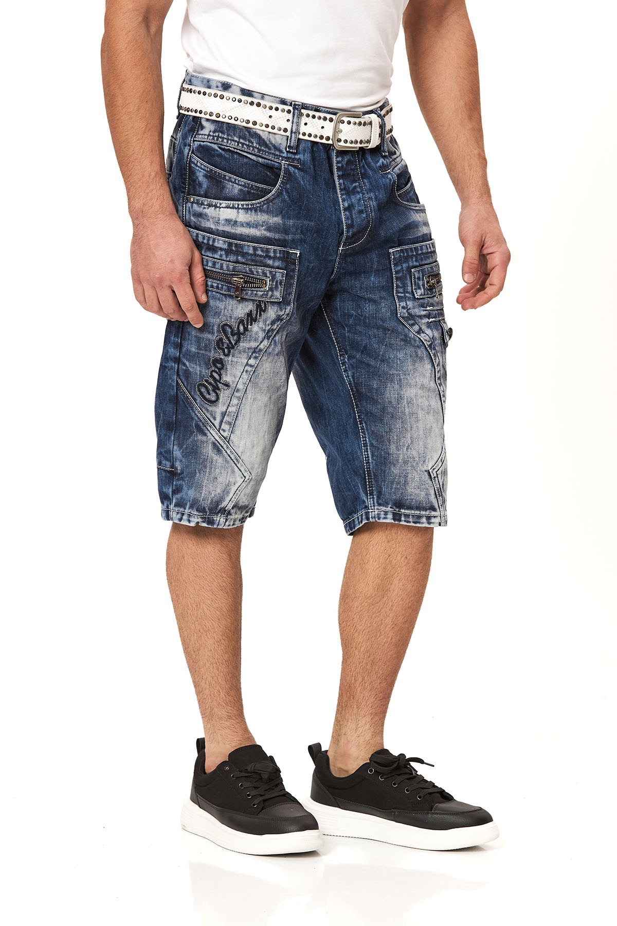 Thumbnail - Cipo & Baxx Jeansbermudas Baumwolle, regular fit
