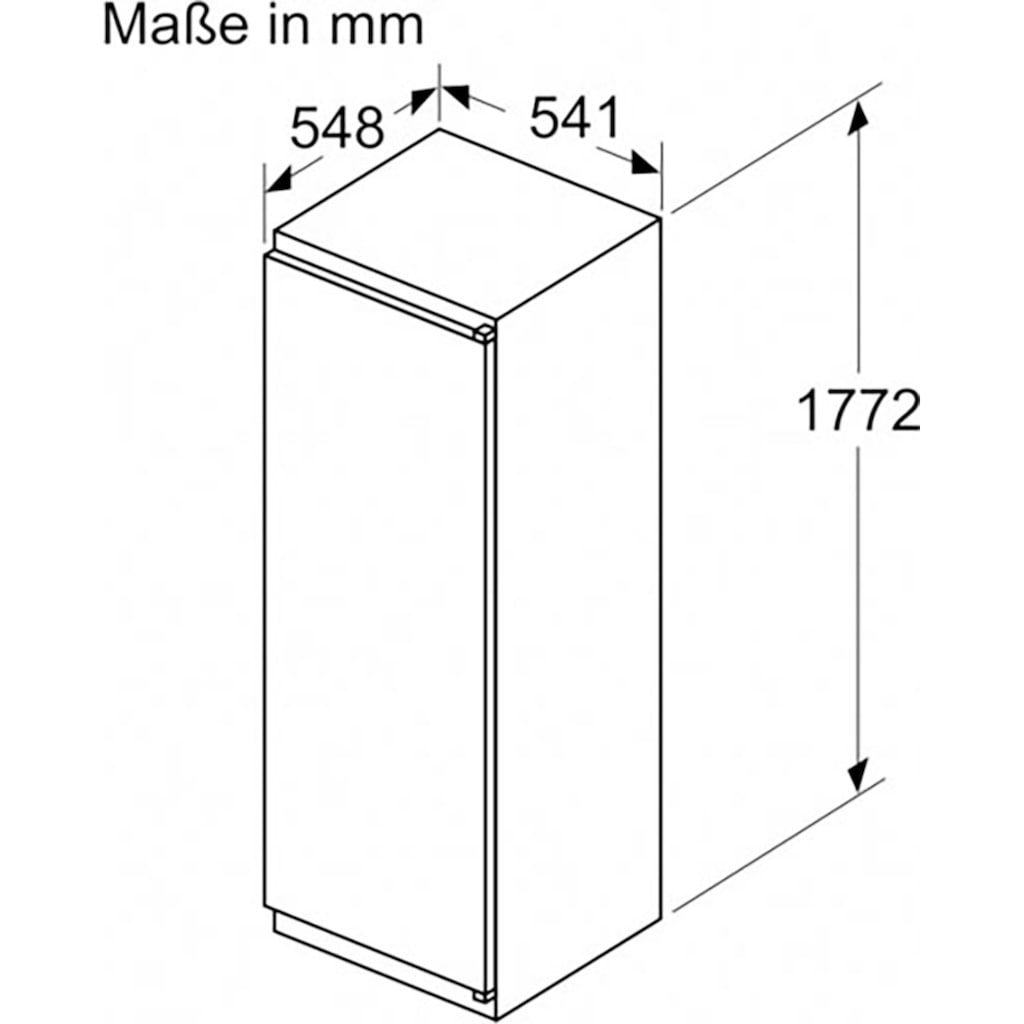 Constructa Einbaukühlschrank »CK181NSE0«, CK181NSE0, 177,2 cm hoch, 54,1 cm breit