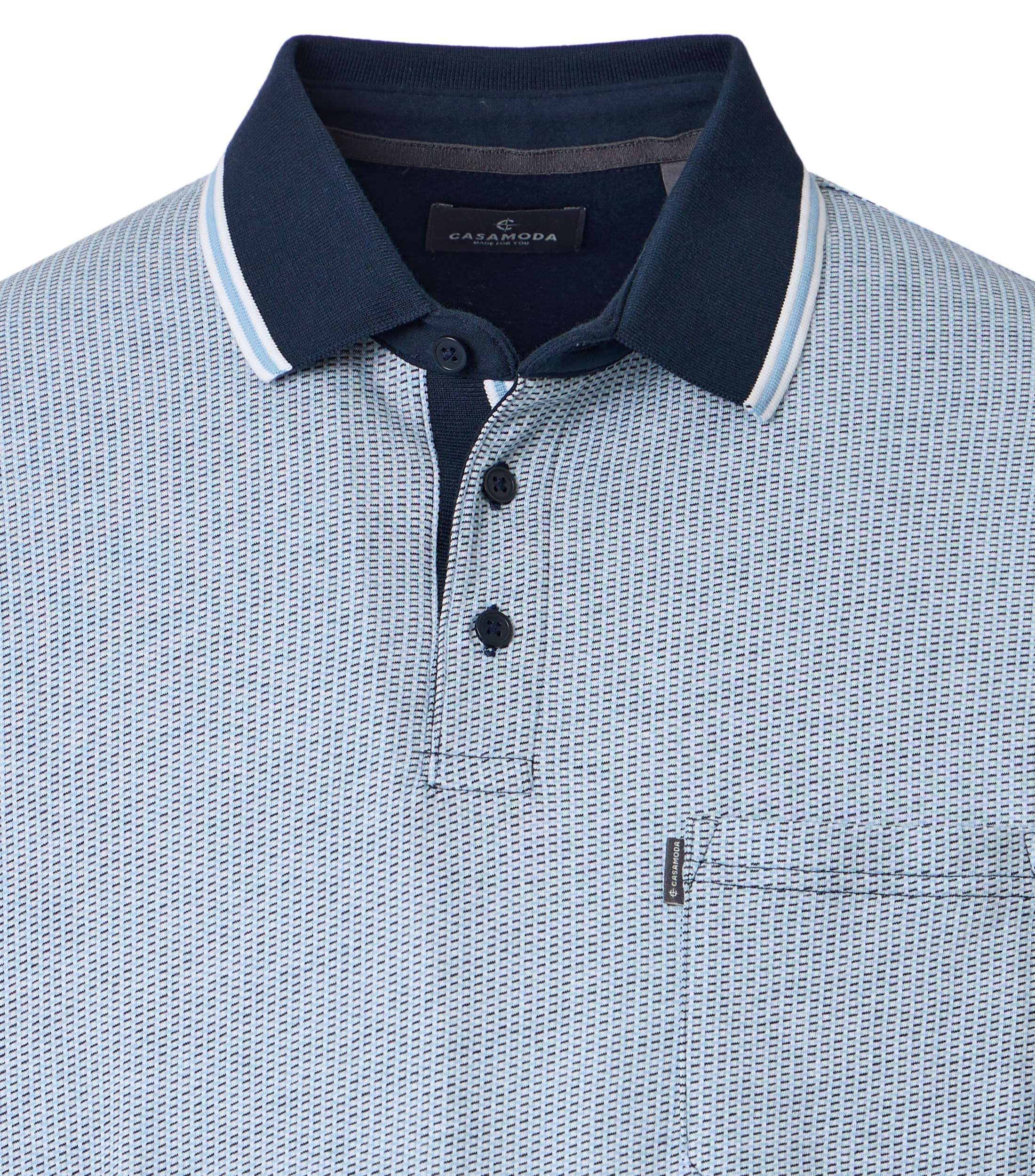CASAMODA Poloshirt »CASAMODA Polo-Shirt Print«
