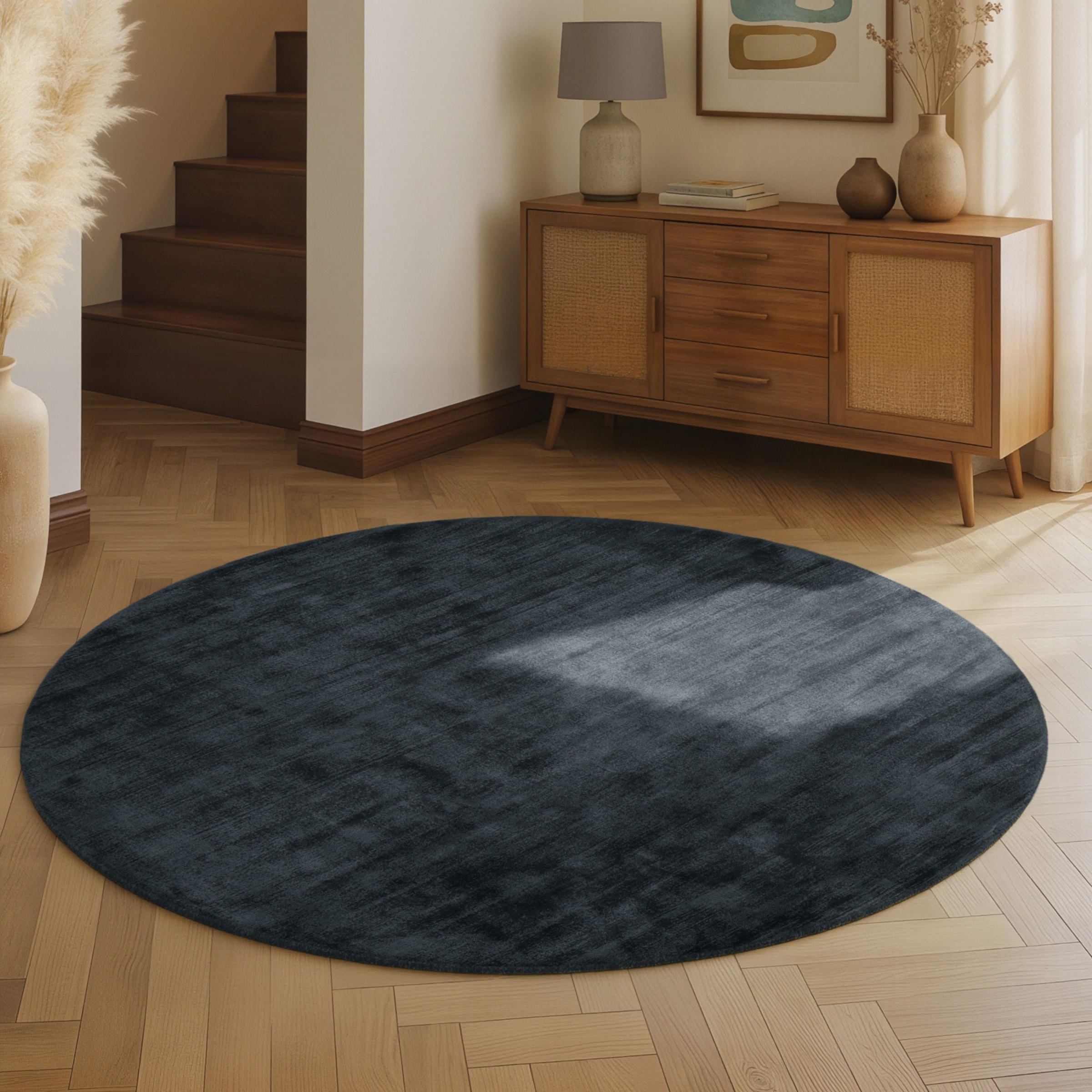 vikosa Teppich "Jane" rund 10 mm Höhe günstig online kaufen