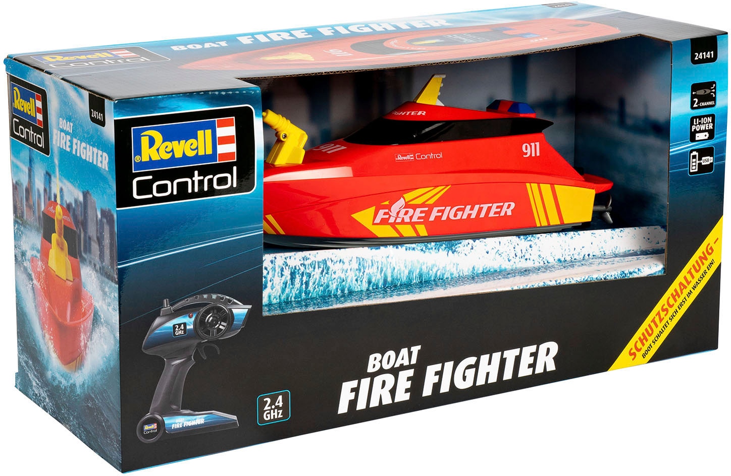 Revell® RC-Boot »Feuerlöschboot, 2,4 GHz«, mit Löschkanone