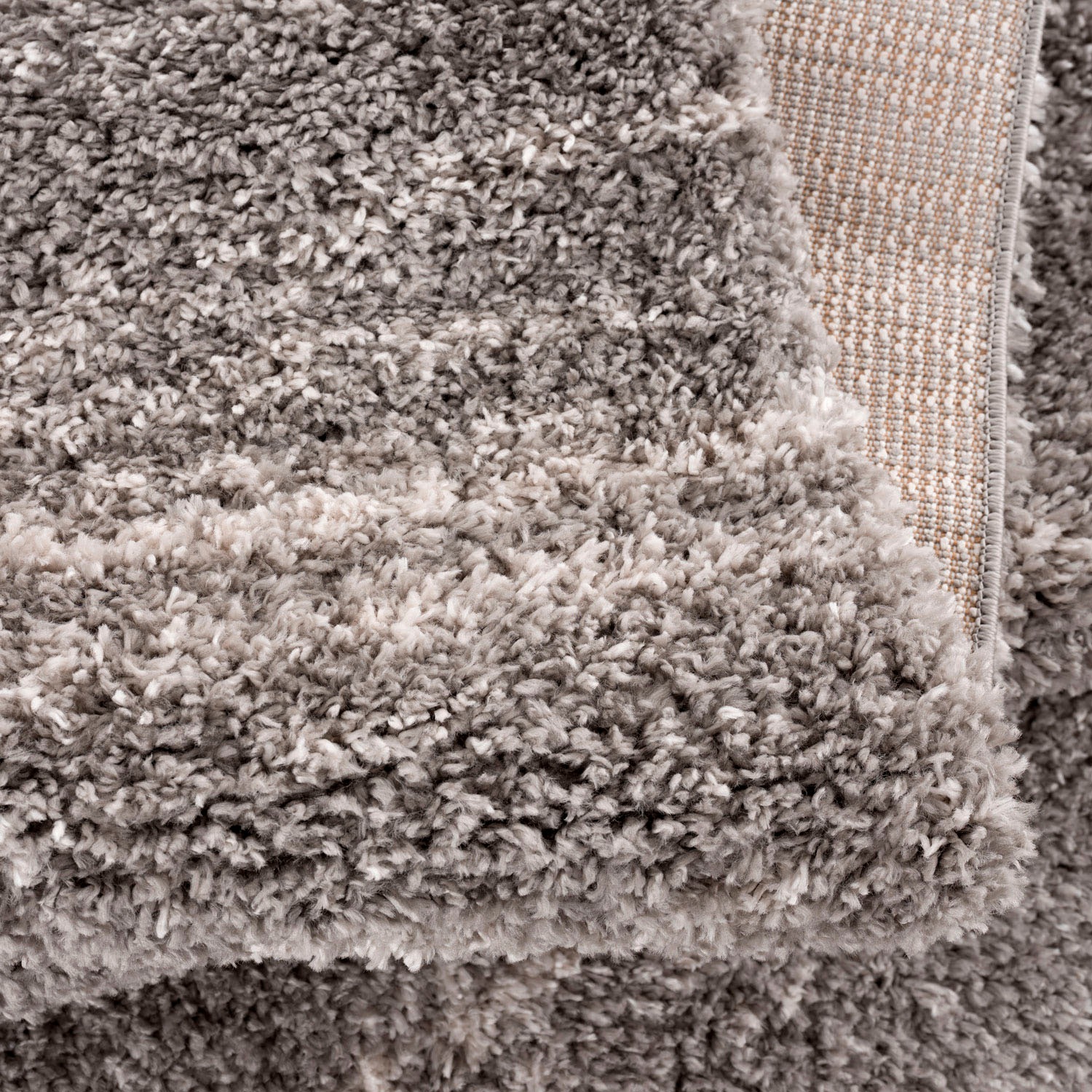 Carpet City Pulpy 524 Shag Rug Gray 80x400cm 3