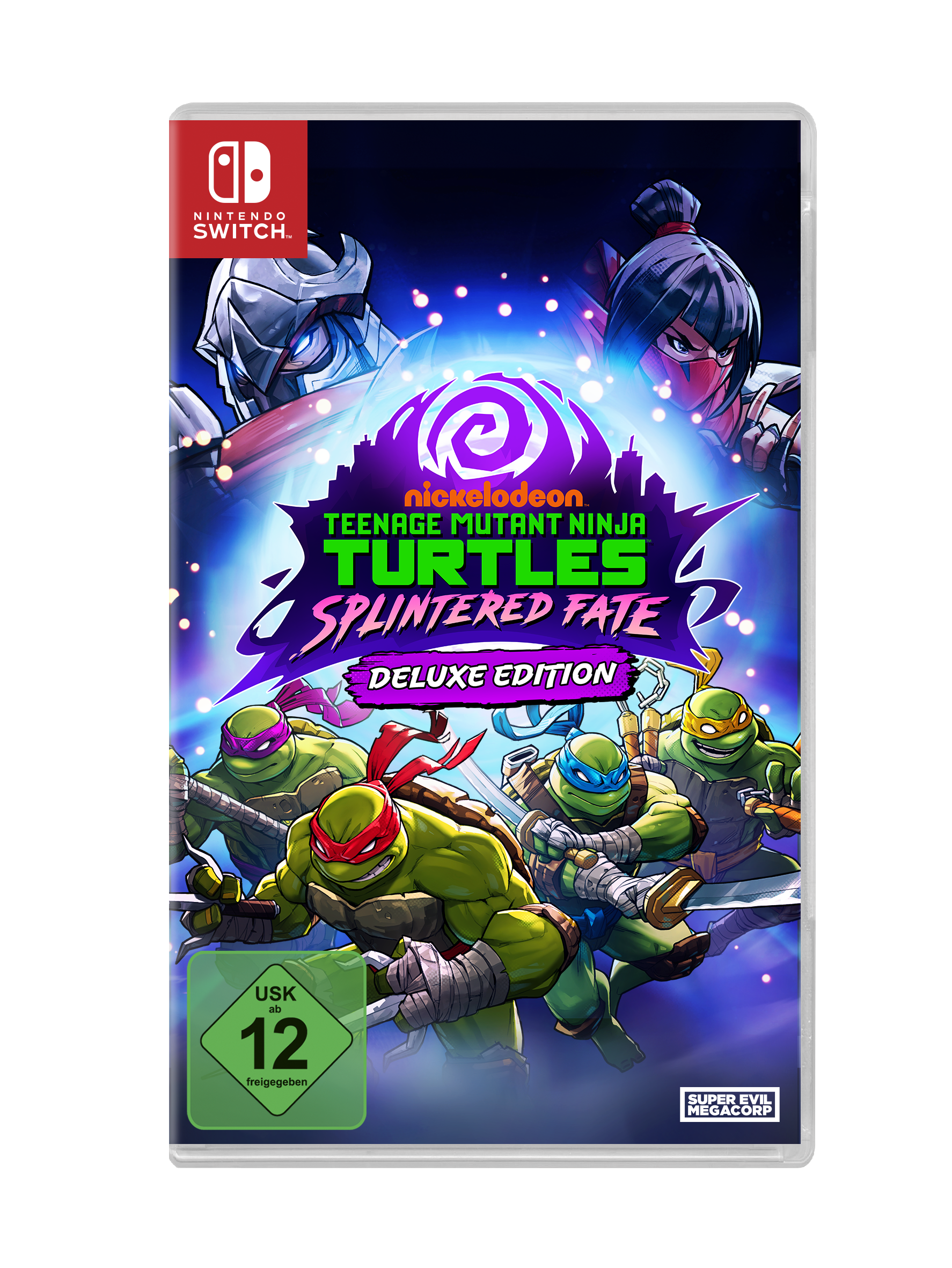 NIGHTHAWK Spielesoftware "Teenage Mutant Ninja Turtles: Splintered Fate Deluxe Edition", Nintendo Switch, transparent, Spielesoftware