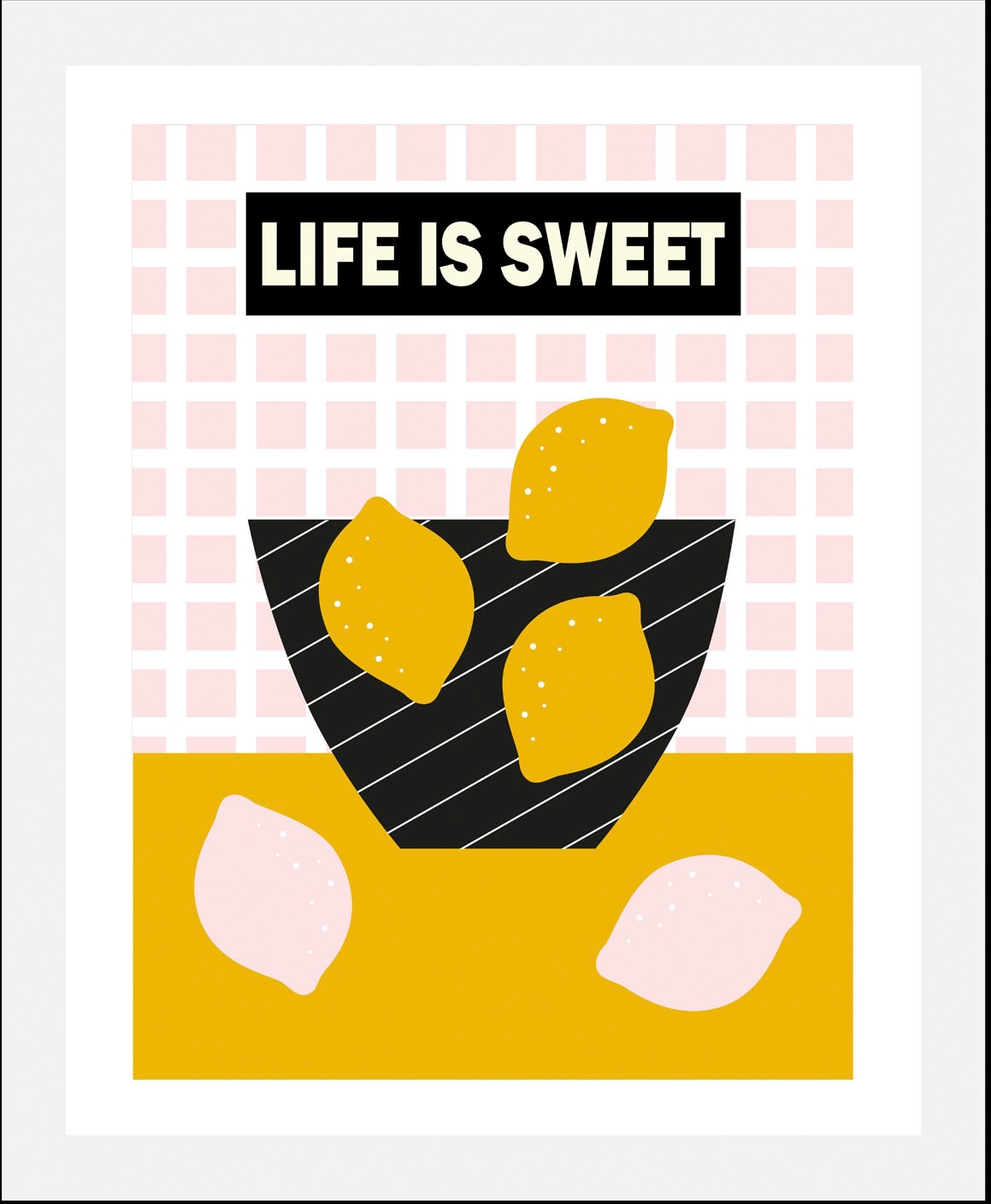 queence Bild "Life is sweet", (1 St.), gerahmt günstig online kaufen