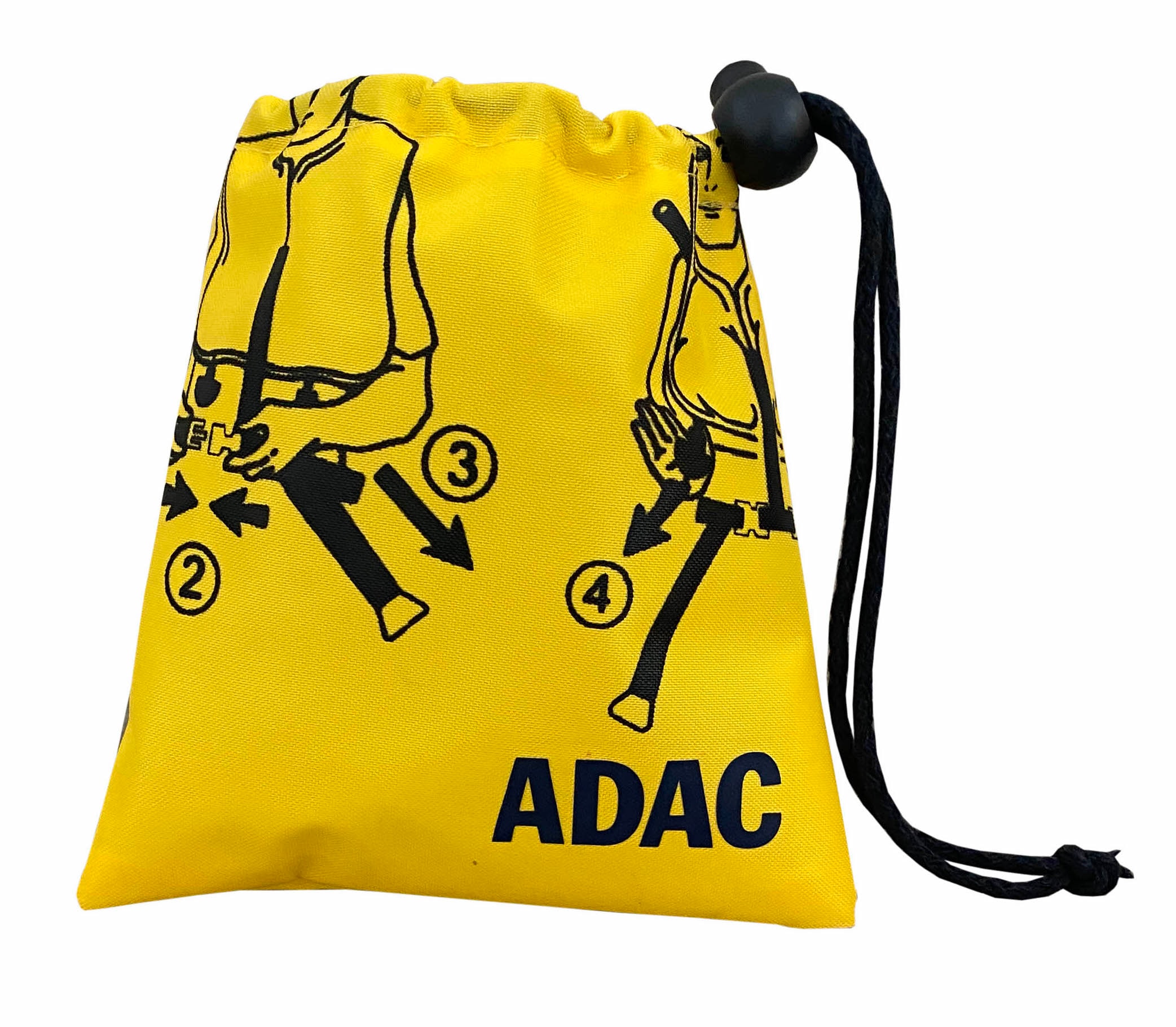 Bag to Life Kosmetiktasche "ADAC Haken Set mit Beutel", inkl. Beutel mit Zugband