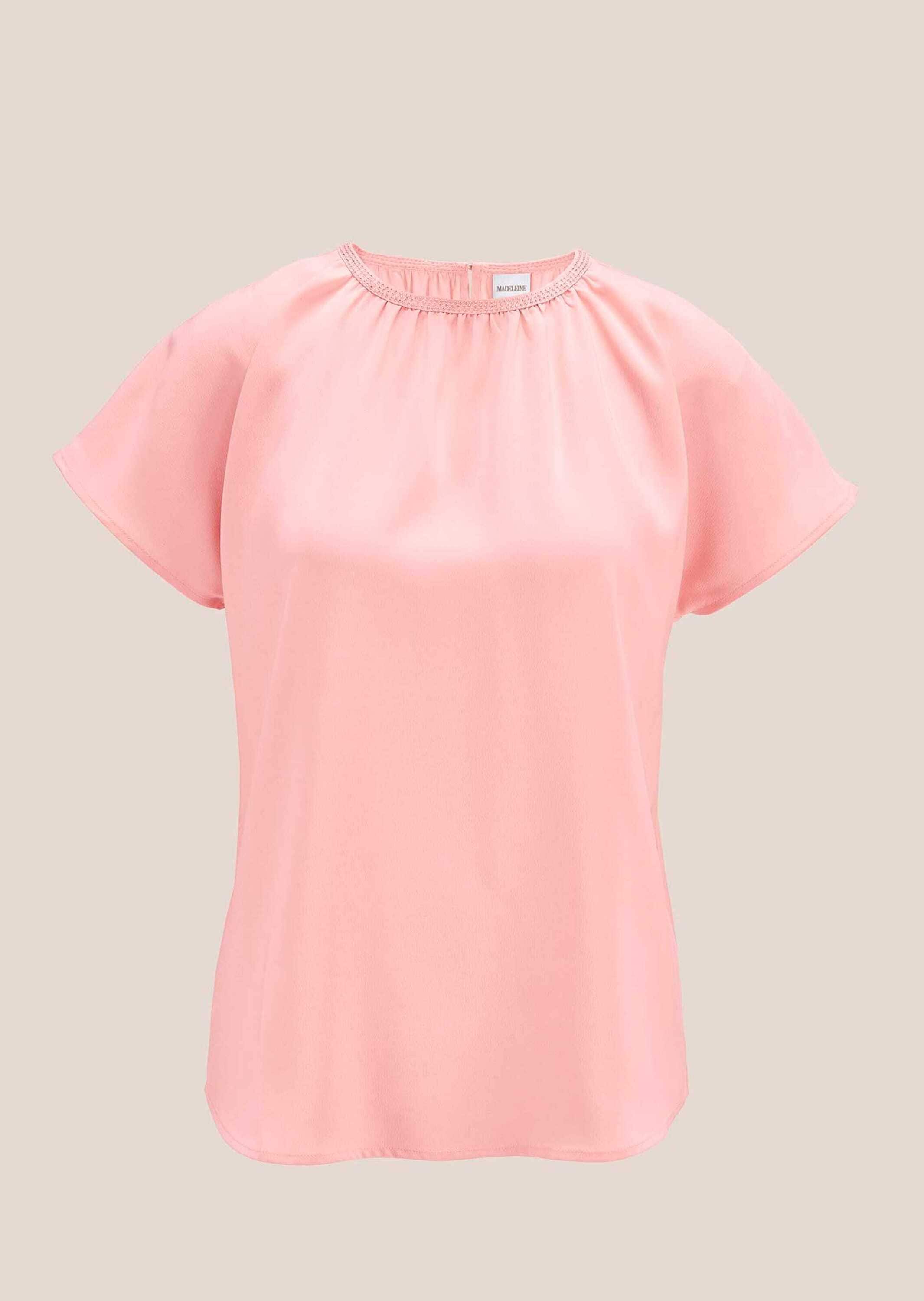MADELEINE "Blusenshirt Sommerliches Freizeitshirt mit Falten"