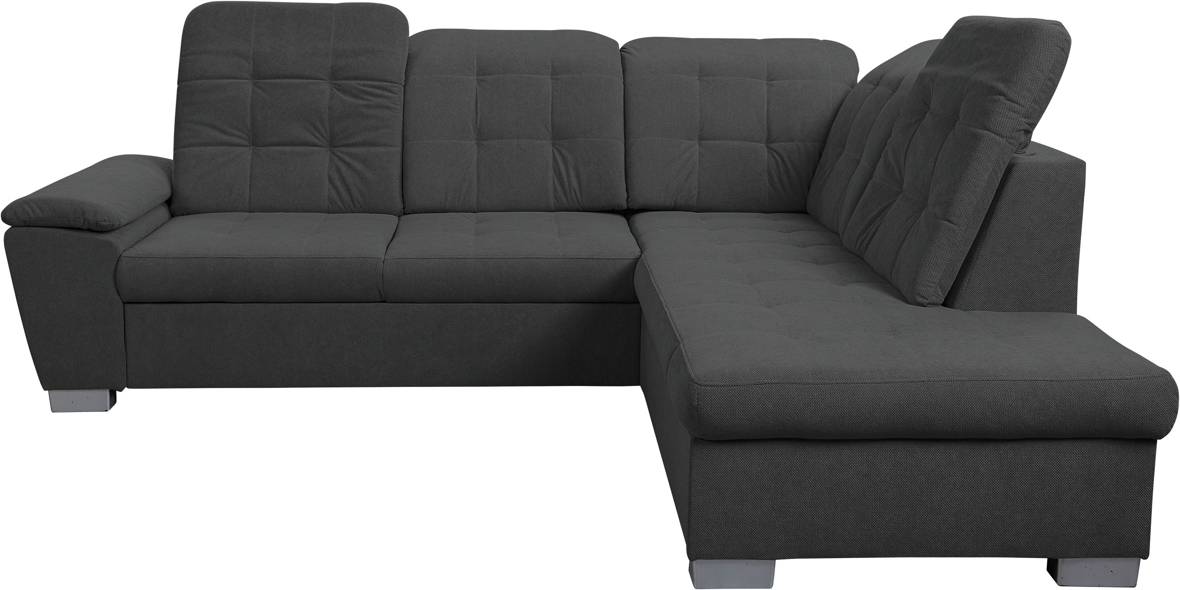 WERK2 Ecksofa "Bonny inkl. Kopfteilverstellung, Bettfunktion, Stauraum, L-F günstig online kaufen