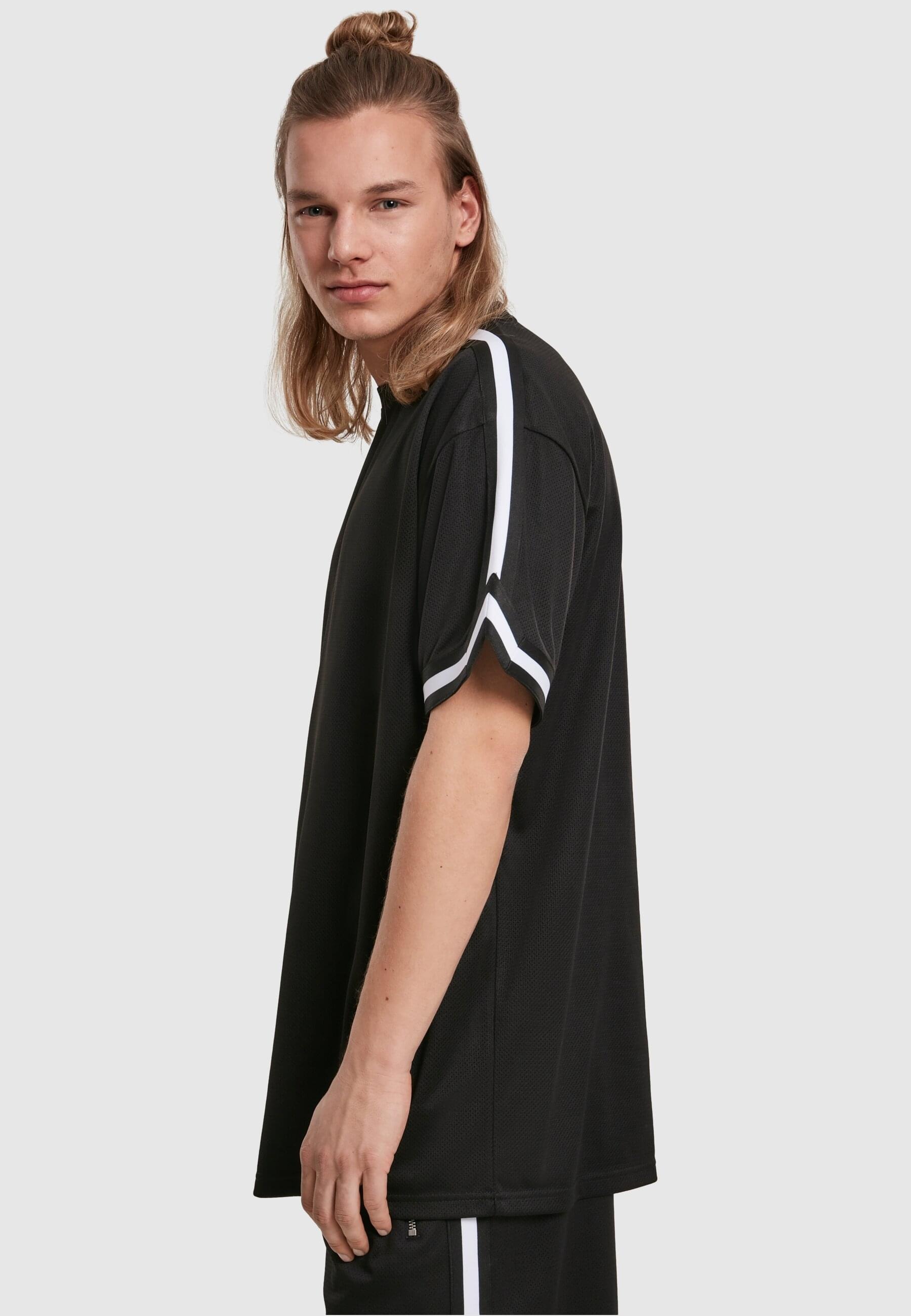 URBAN CLASSICS T-Shirt »Urban Classics Herren Oversized Stripes Mesh Tee«, (1 tlg.)