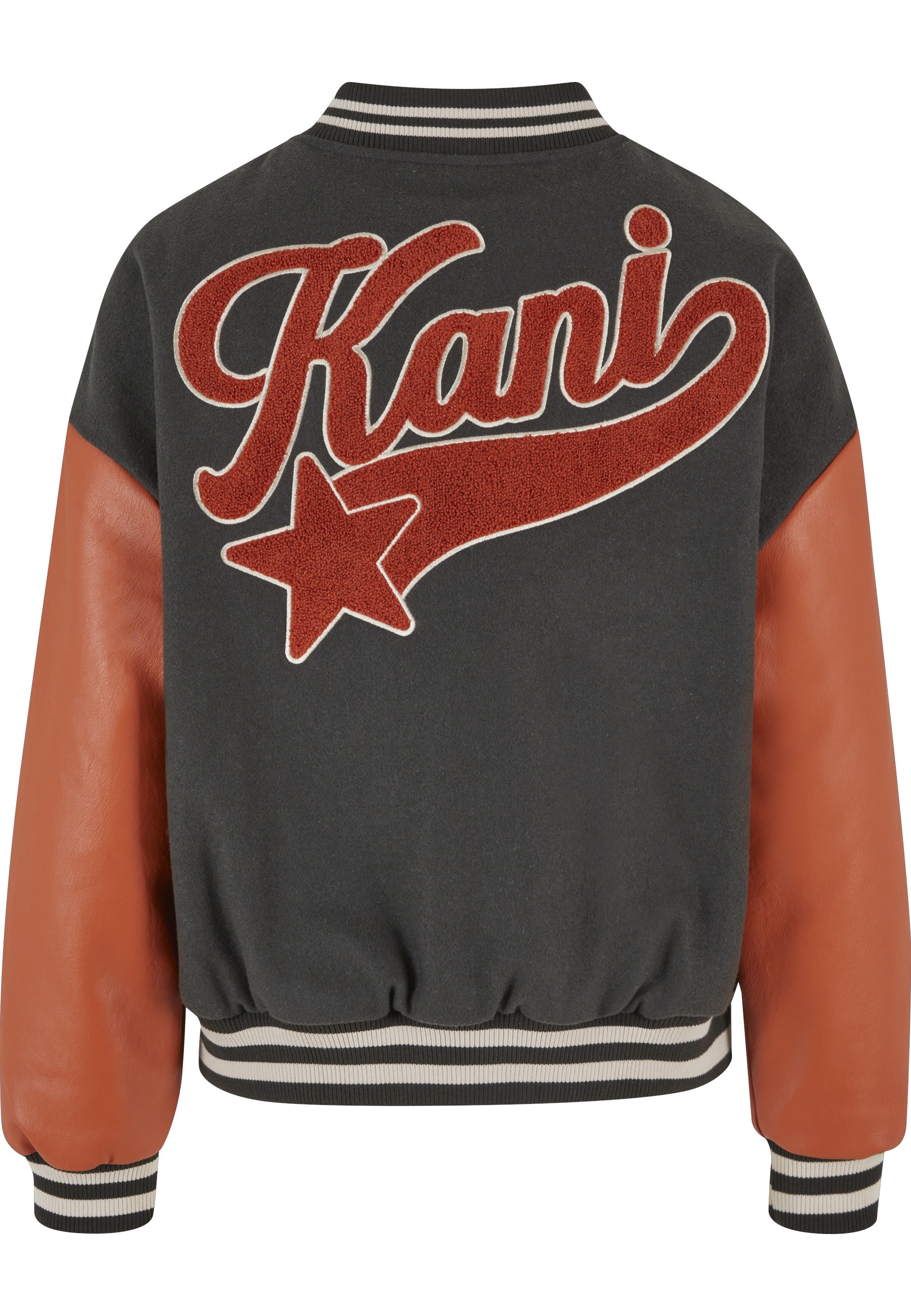 Karl Kani Collegejacke »Karl Kani Karl Kani Retro Patch Star Logo OS College Jacket« 1 Stk. tlg. ohne Kapuze