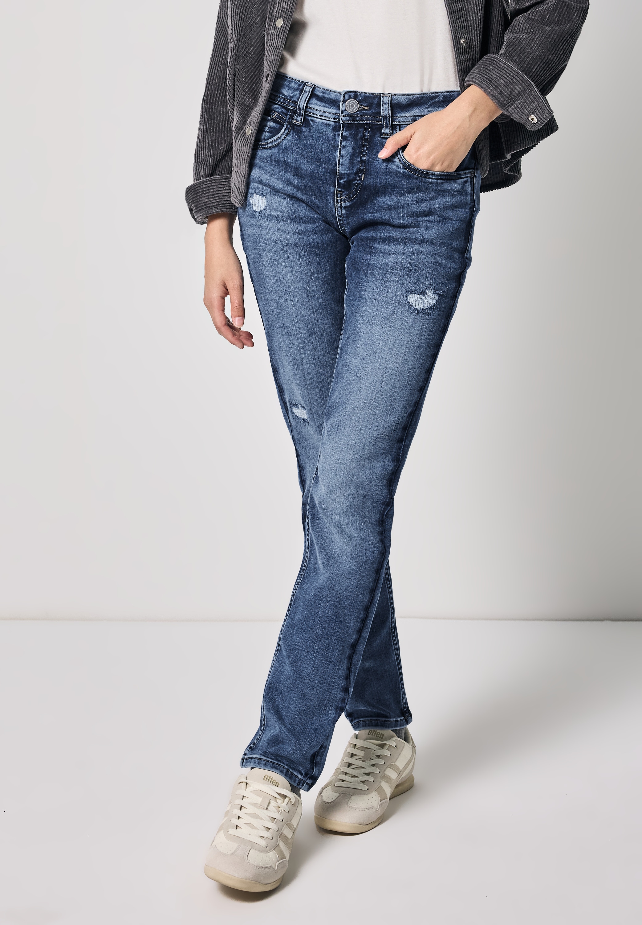 STREET ONE STUDIO Comfort-fit-Jeans, Middle Waist