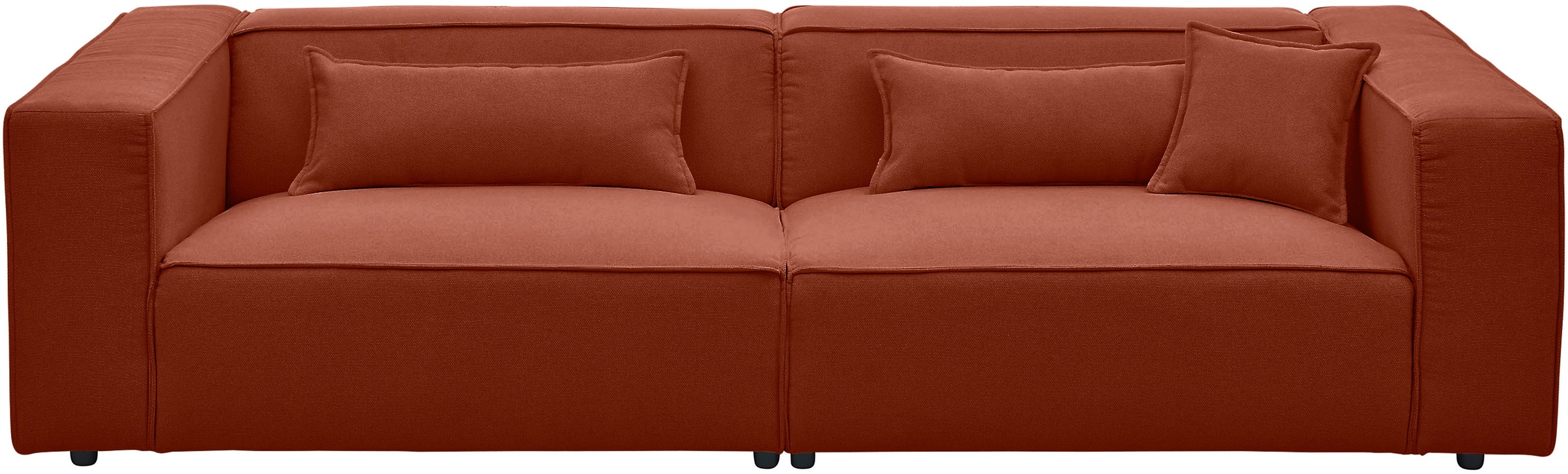 LeGer Home by Lena Gercke 3-Sitzer "PIARA, Couch mit Kedernaht, Sofa in Cor günstig online kaufen