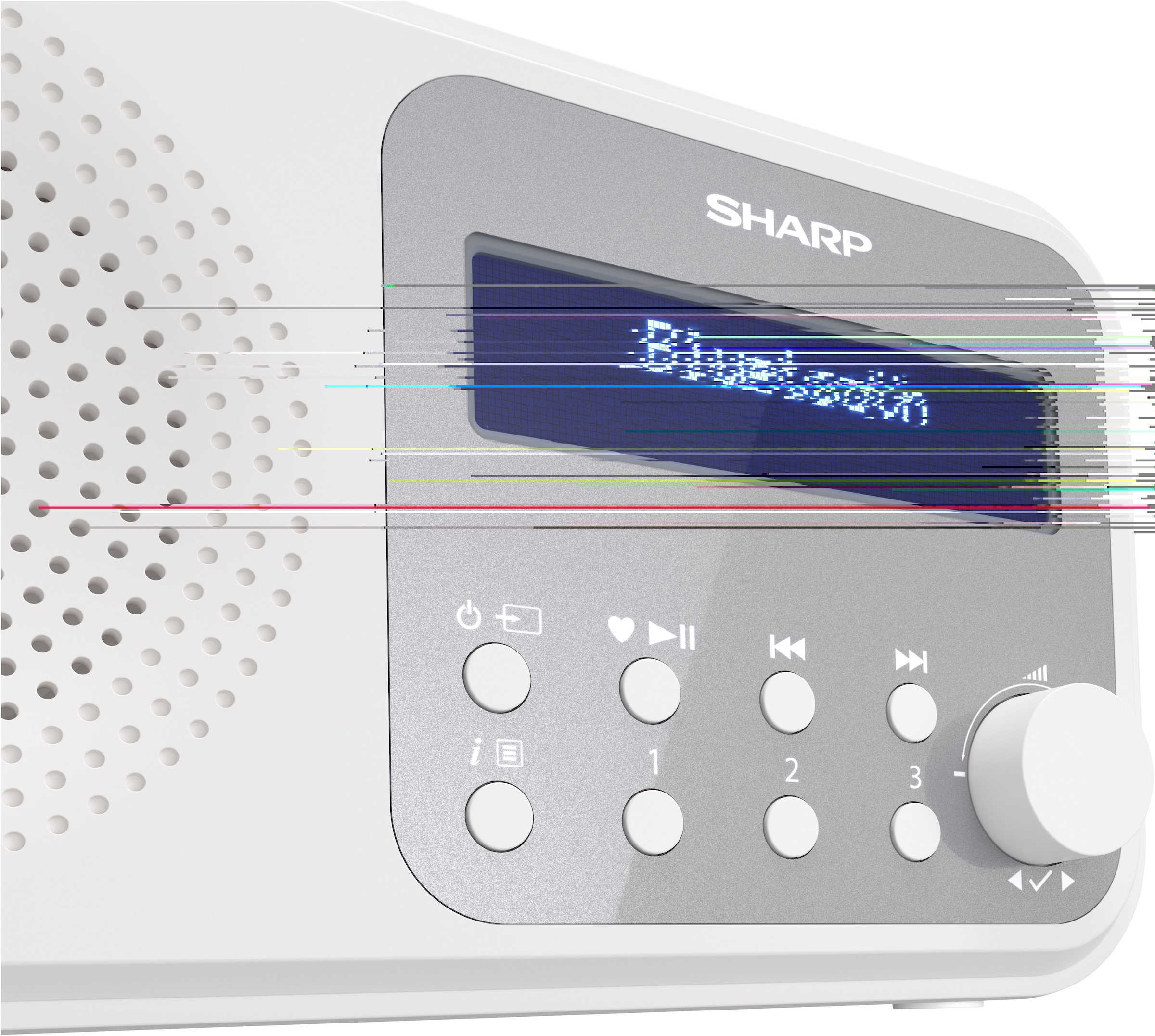 Sharp Radio »DR-P420«, (Bluetooth-A2DP Bluetooth-AVRCP Bluetooth Digitalradio (DAB+)-FM-Tuner mit RDS 2 W)