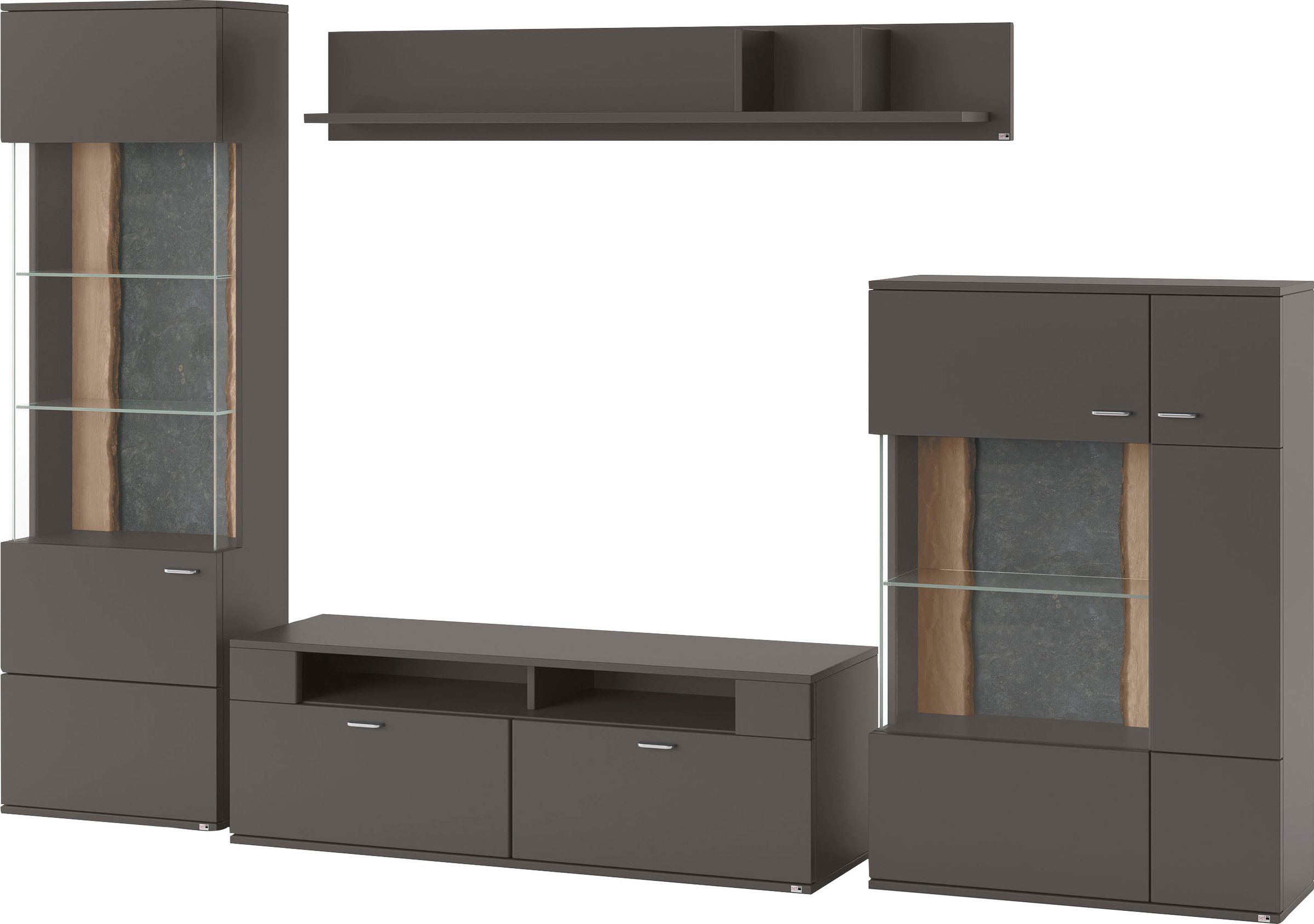 Thumbnail - set one by Musterring Wohnwand "TACOMA" Set, 4 Stk. tlg.