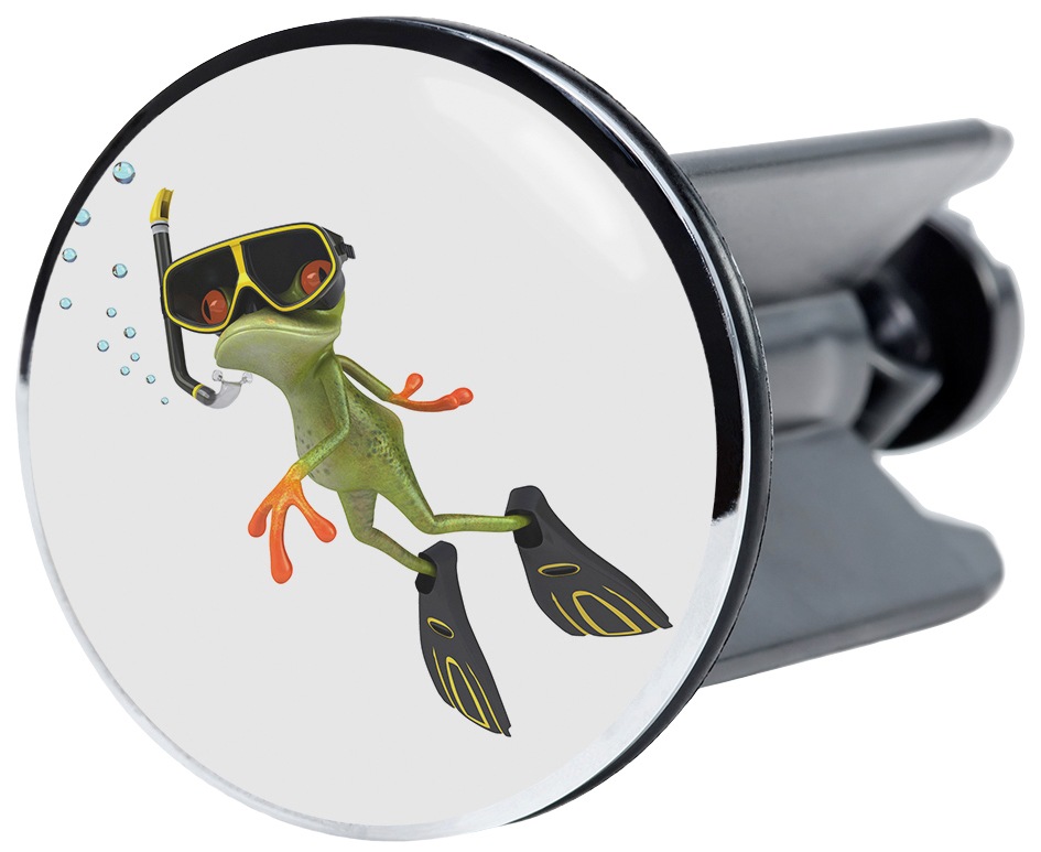 Huuraa Waschbeckenstöpsel Schmetterling | Höhenverstellbar 6,5-8,5cm Geschenkidee