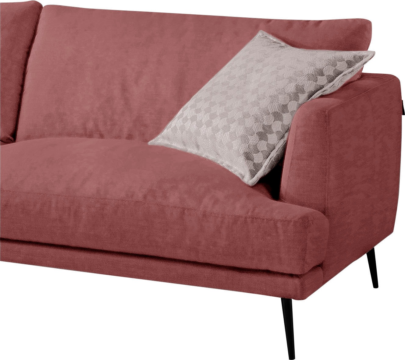 Thumbnail - Egoitaliano Ecksofa "Sophia, Designsofa mit extrakomfortablem Sitzkomfort, Breite 274cm" mit Daunenfederung, L-Form